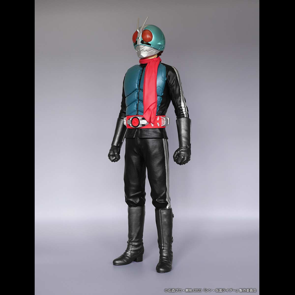 (PO) Jumbo Soft Vinyl Figure 1/6 Shin Kamen Rider - Kamen Rider 2 + 1