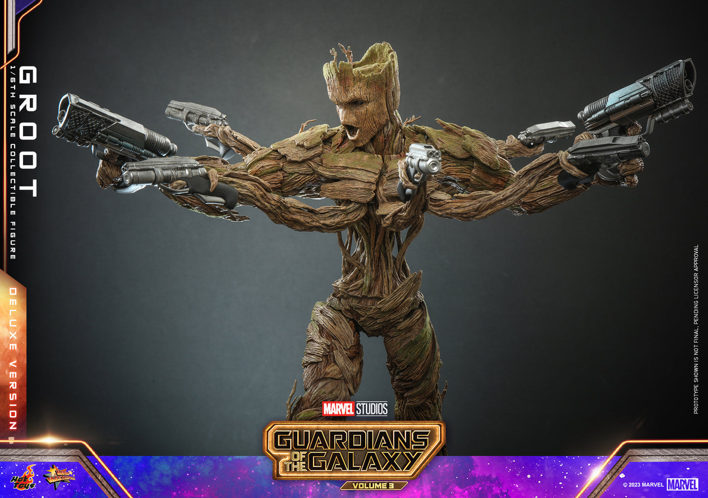 (PO) Movie Masterpiece Series MMS707 - Guardians of the Galaxy Vol. 3 - Groot (Deluxe Version)