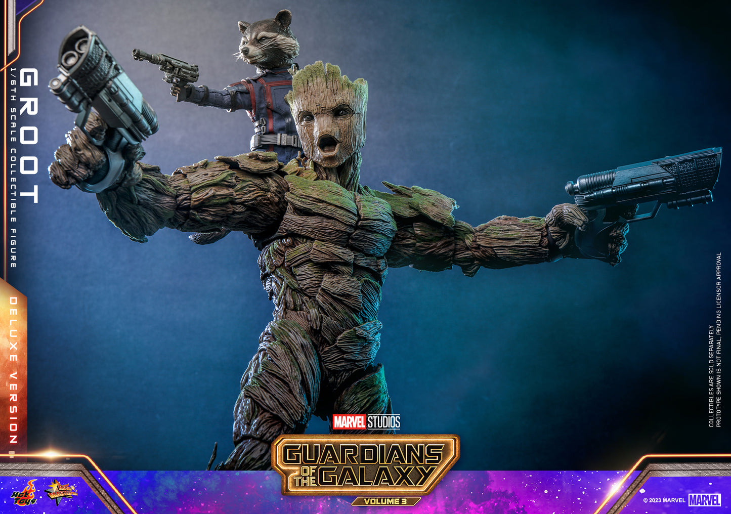 (PO) Movie Masterpiece Series MMS707 - Guardians of the Galaxy Vol. 3 - Groot (Deluxe Version)