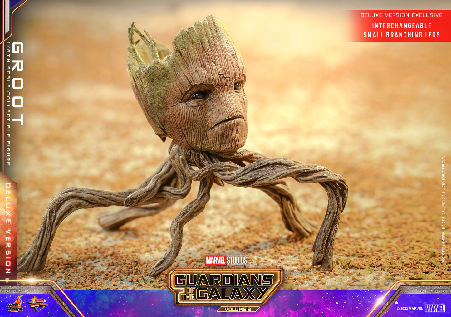 (PO) Movie Masterpiece Series MMS707 - Guardians of the Galaxy Vol. 3 - Groot (Deluxe Version)