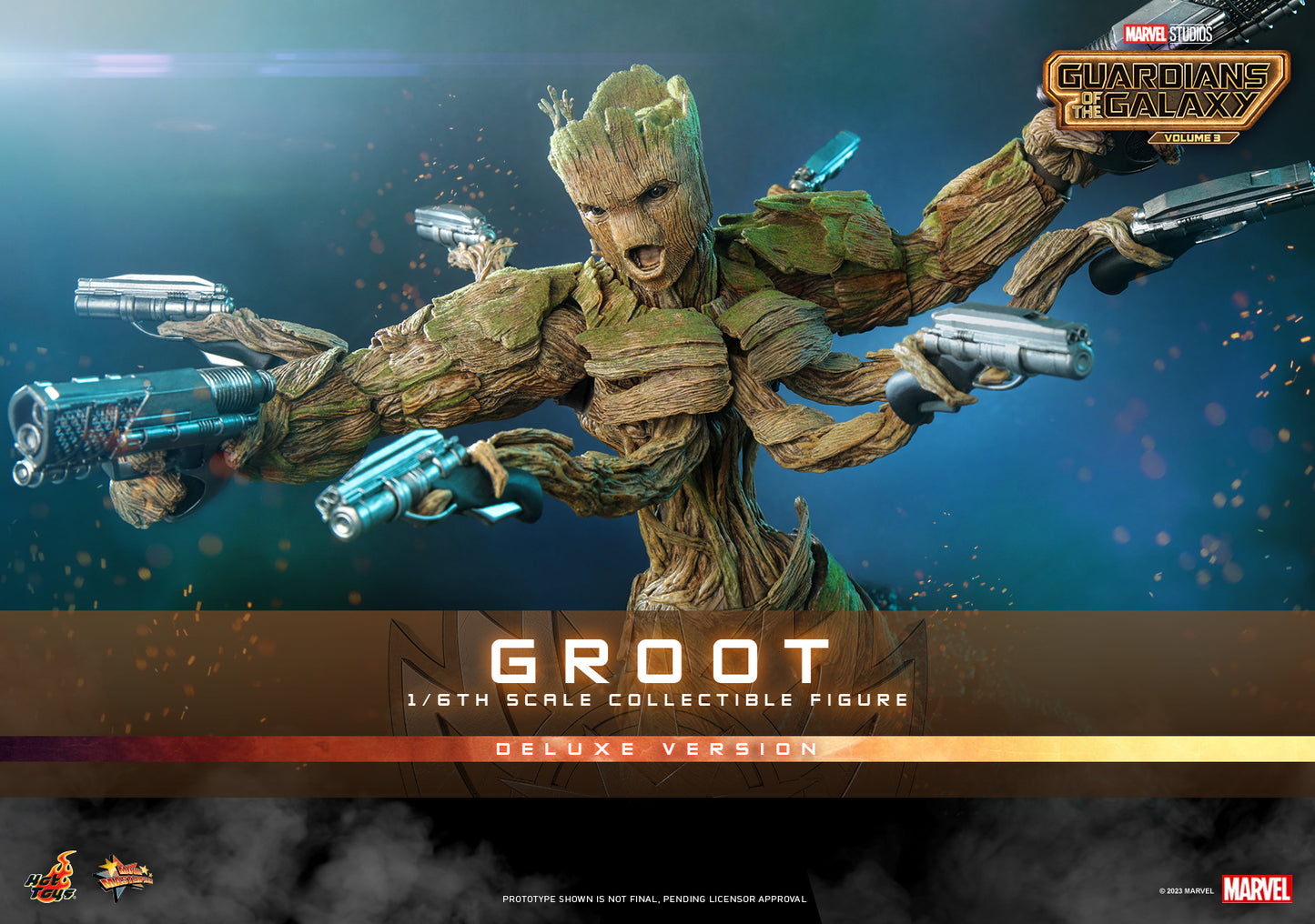 (PO) Movie Masterpiece Series MMS707 - Guardians of the Galaxy Vol. 3 - Groot (Deluxe Version)