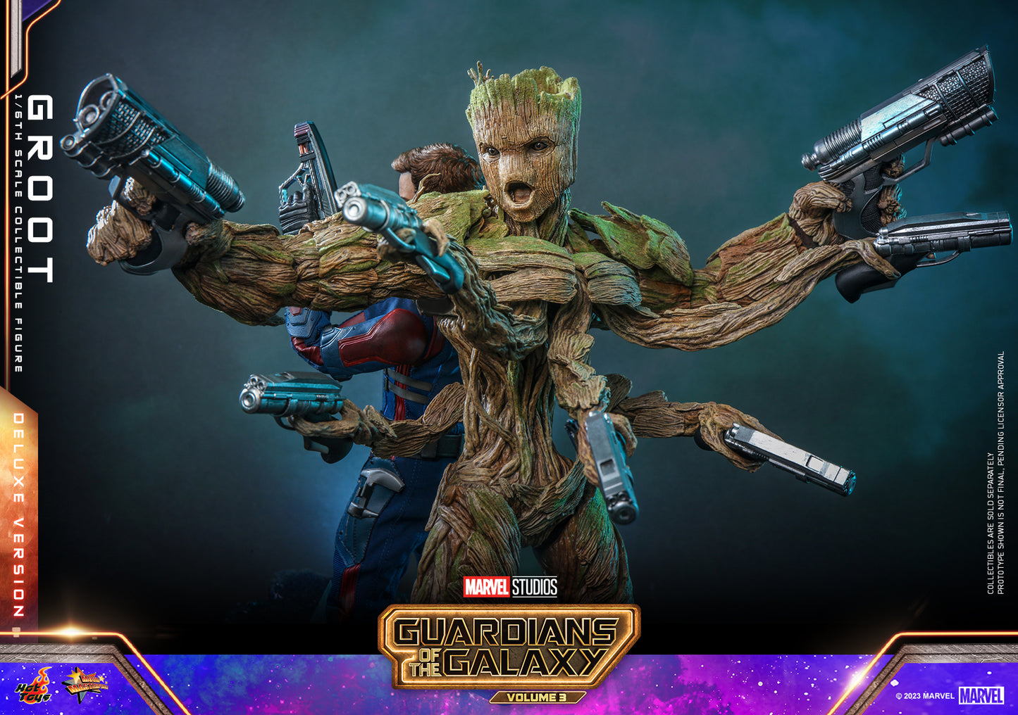 (PO) Movie Masterpiece Series MMS707 - Guardians of the Galaxy Vol. 3 - Groot (Deluxe Version)