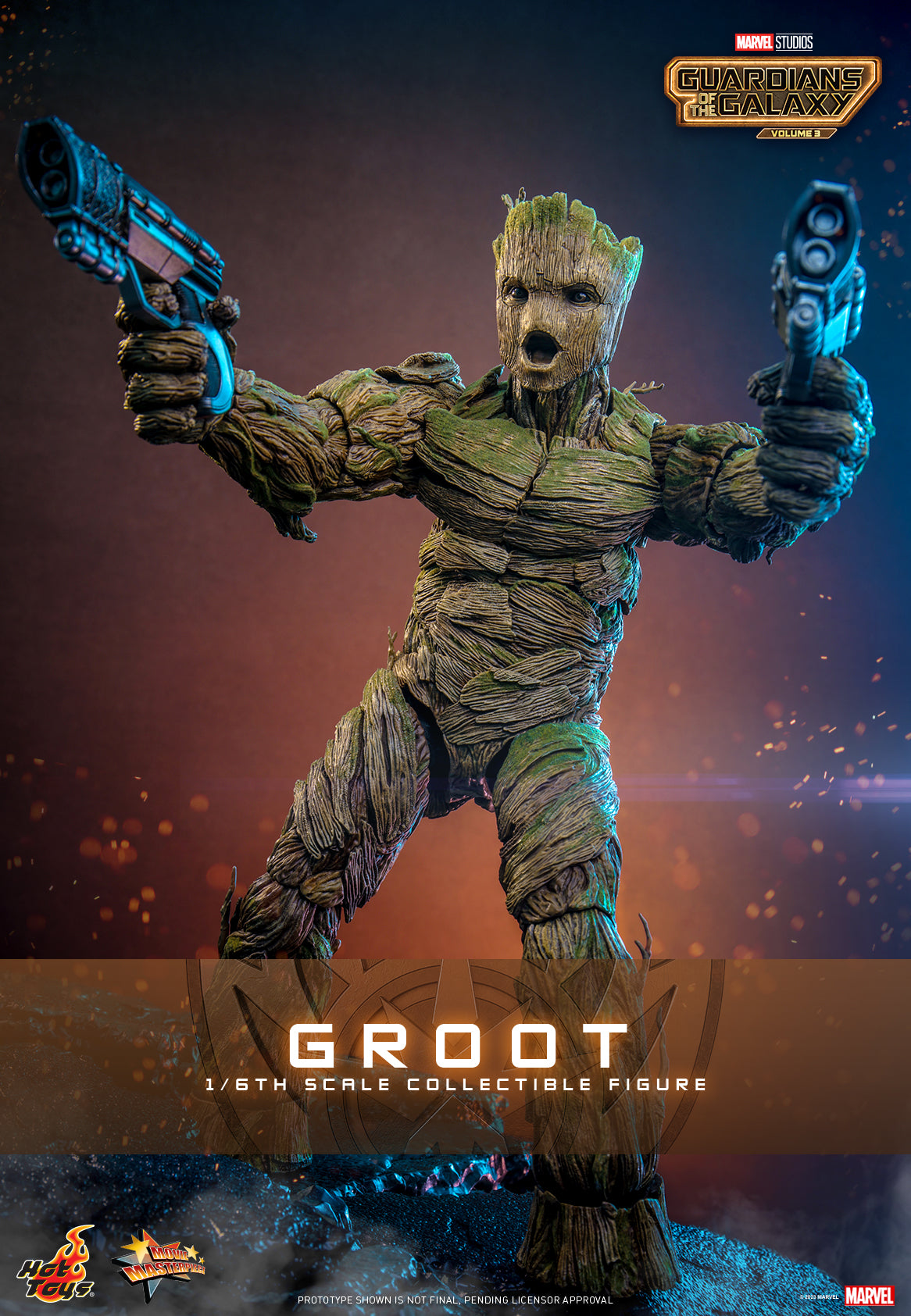 (PO) Movie Masterpiece Series MMS706 - Guardians of the Galaxy Vol. 3 - Groot