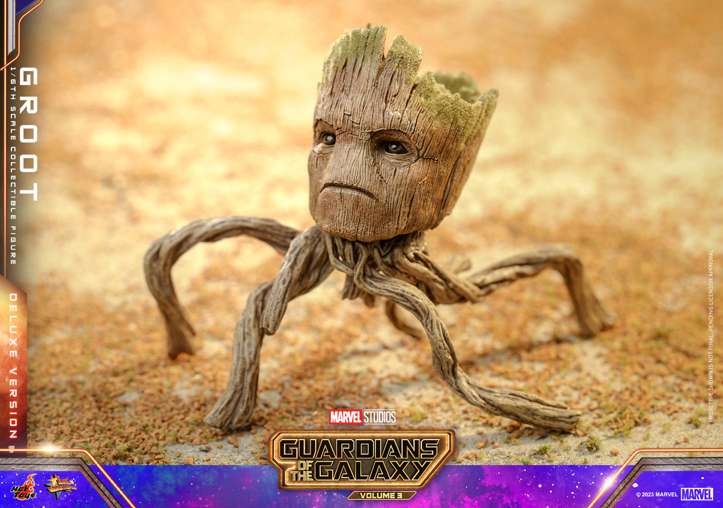 (PO) Movie Masterpiece Series MMS707 - Guardians of the Galaxy Vol. 3 - Groot (Deluxe Version)
