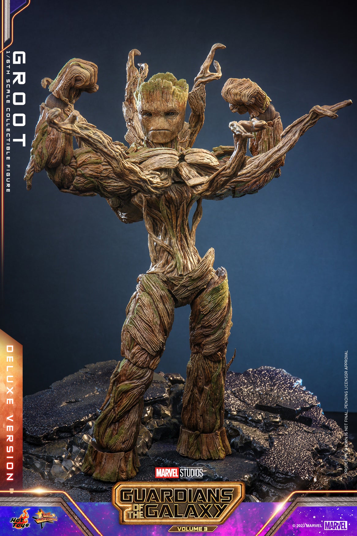 (PO) Movie Masterpiece Series MMS707 - Guardians of the Galaxy Vol. 3 - Groot (Deluxe Version)