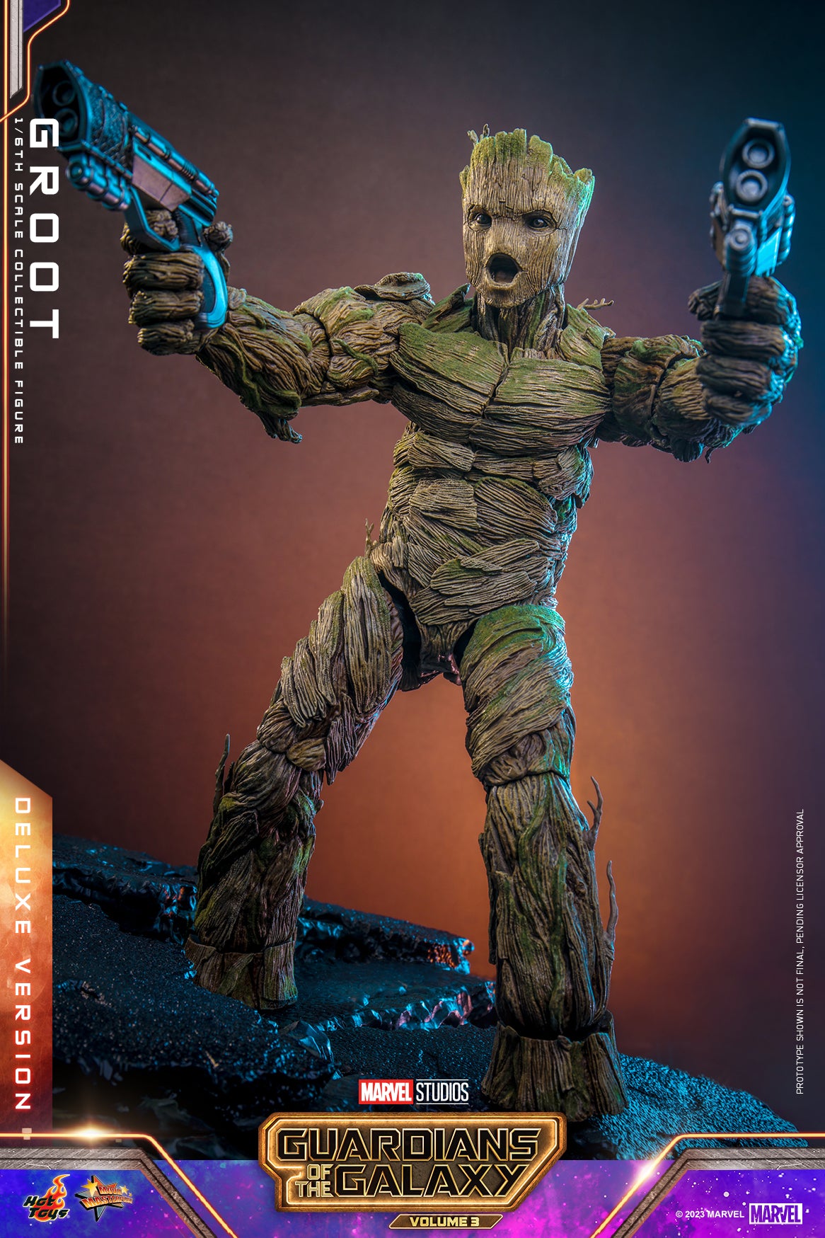 (PO) Movie Masterpiece Series MMS707 - Guardians of the Galaxy Vol. 3 - Groot (Deluxe Version)