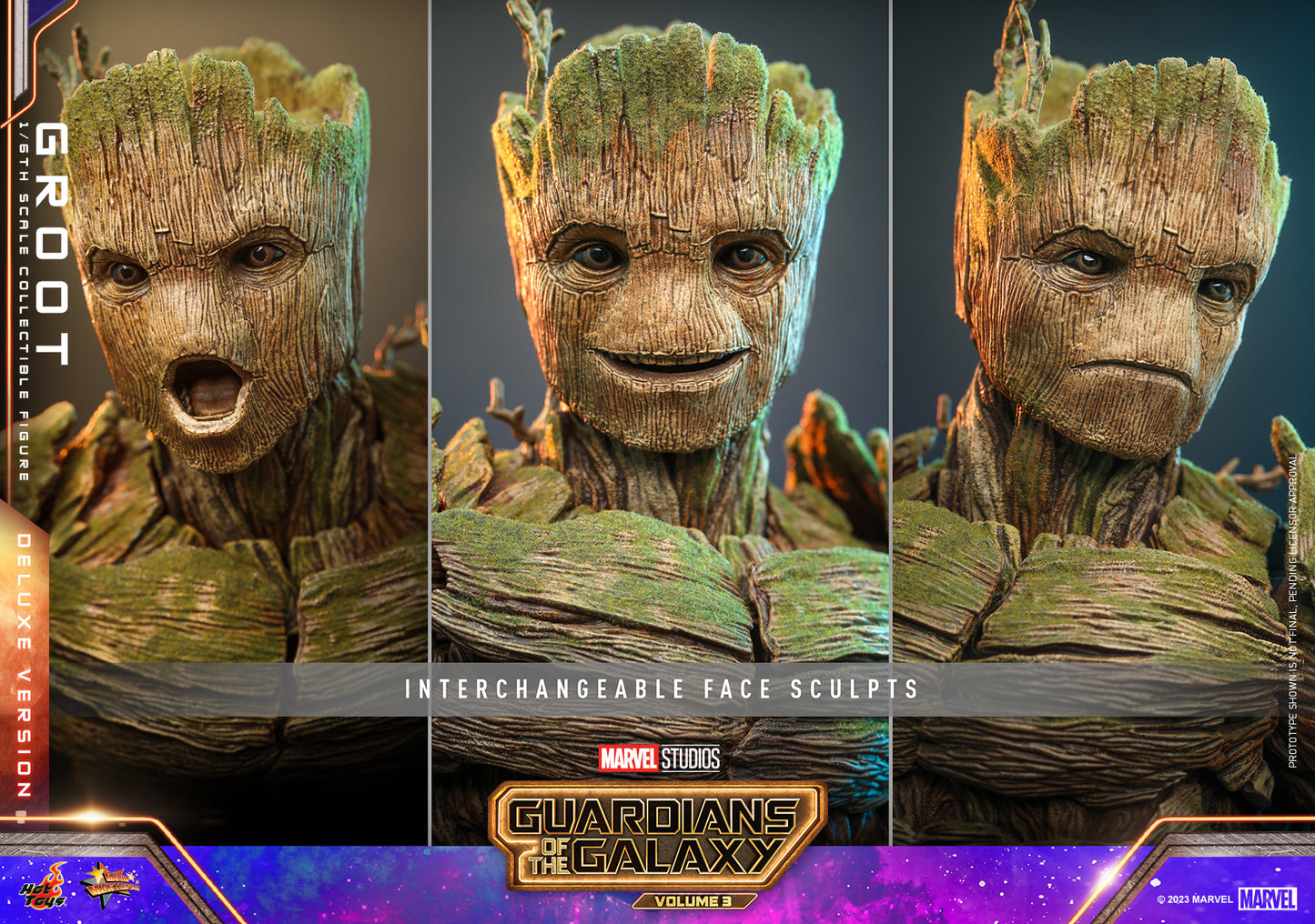 (PO) Movie Masterpiece Series MMS707 - Guardians of the Galaxy Vol. 3 - Groot (Deluxe Version)