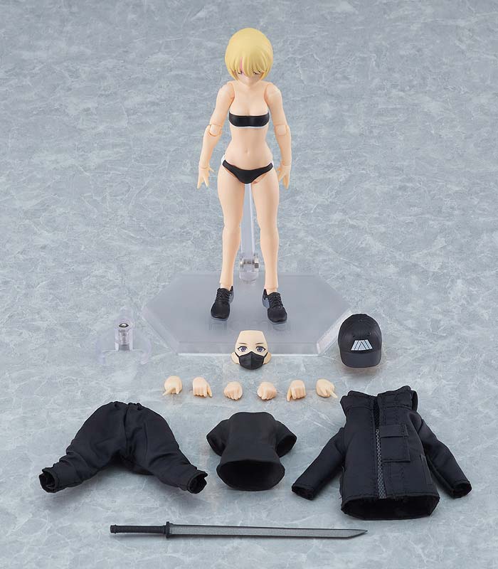 (PO) figma Styles figma 524 Female Body (Yuki) with Techwear Outfit