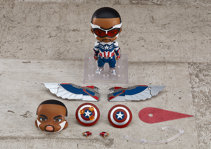 (PO) Nendoroid 1618DX The Falcon and the Winter Soldier - Captain America (Sam Wilson) DX ver.