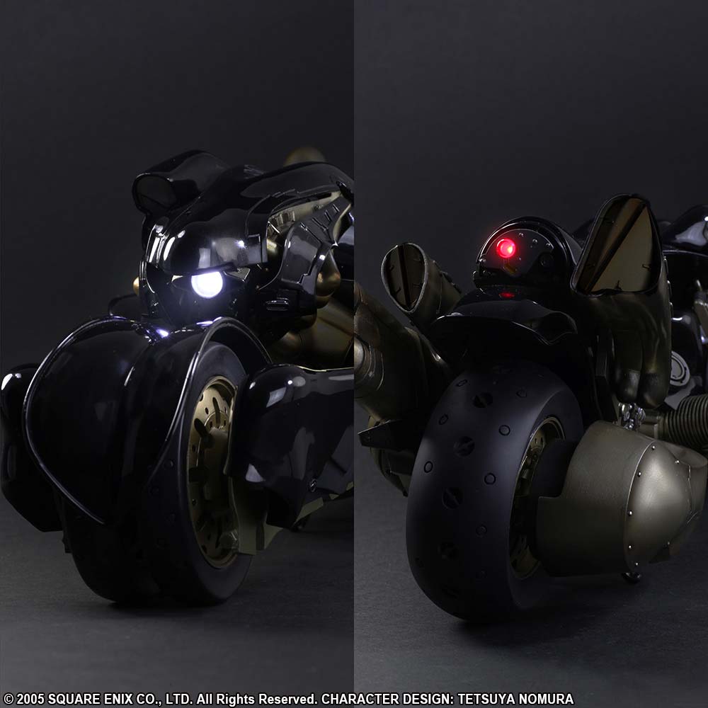 (PO) Final Fantasy VII Advent Children Play Arts Kai Cloud Strife & Fenrir (Re-issue) (Int ver)