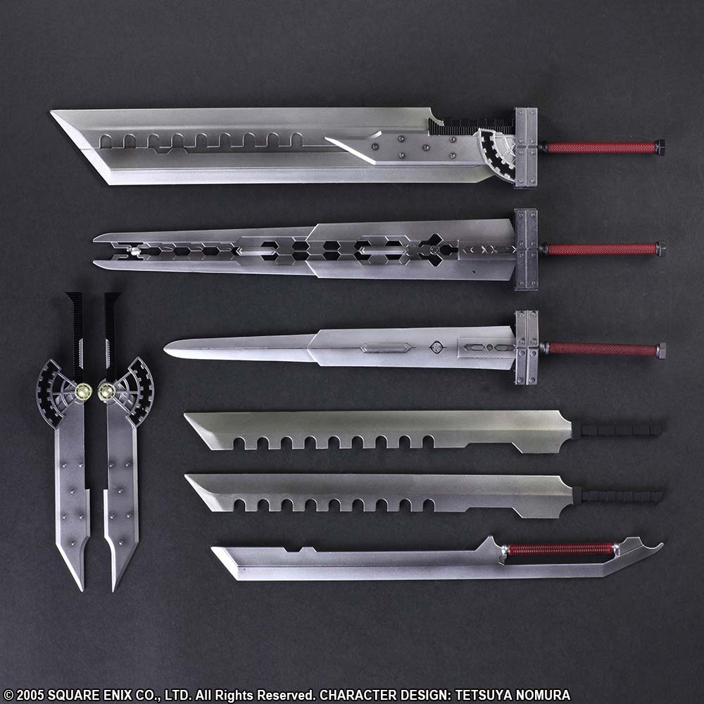 (PO) Final Fantasy VII Advent Children Play Arts Kai Cloud Strife & Fenrir (Re-issue) (Int ver)