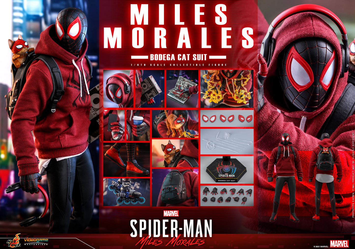 (PO) Videogame Masterpiece VGM50 - Marvel's Spider-Man: Miles Morales - Miles Morales (Bodega Cat Suit)