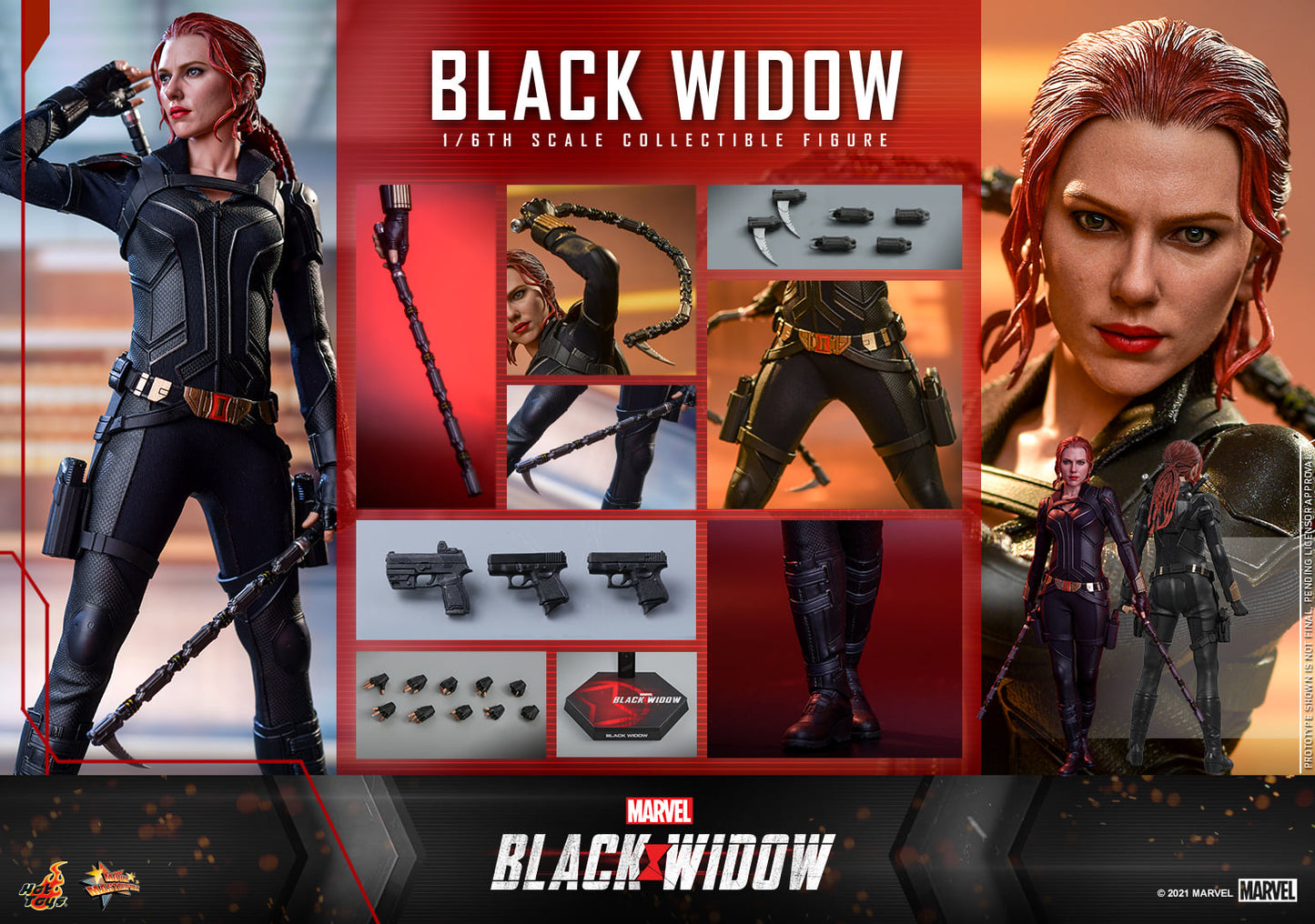 (PO) Movie Masterpiece Series MMS603 - Black Widow - Black Widow