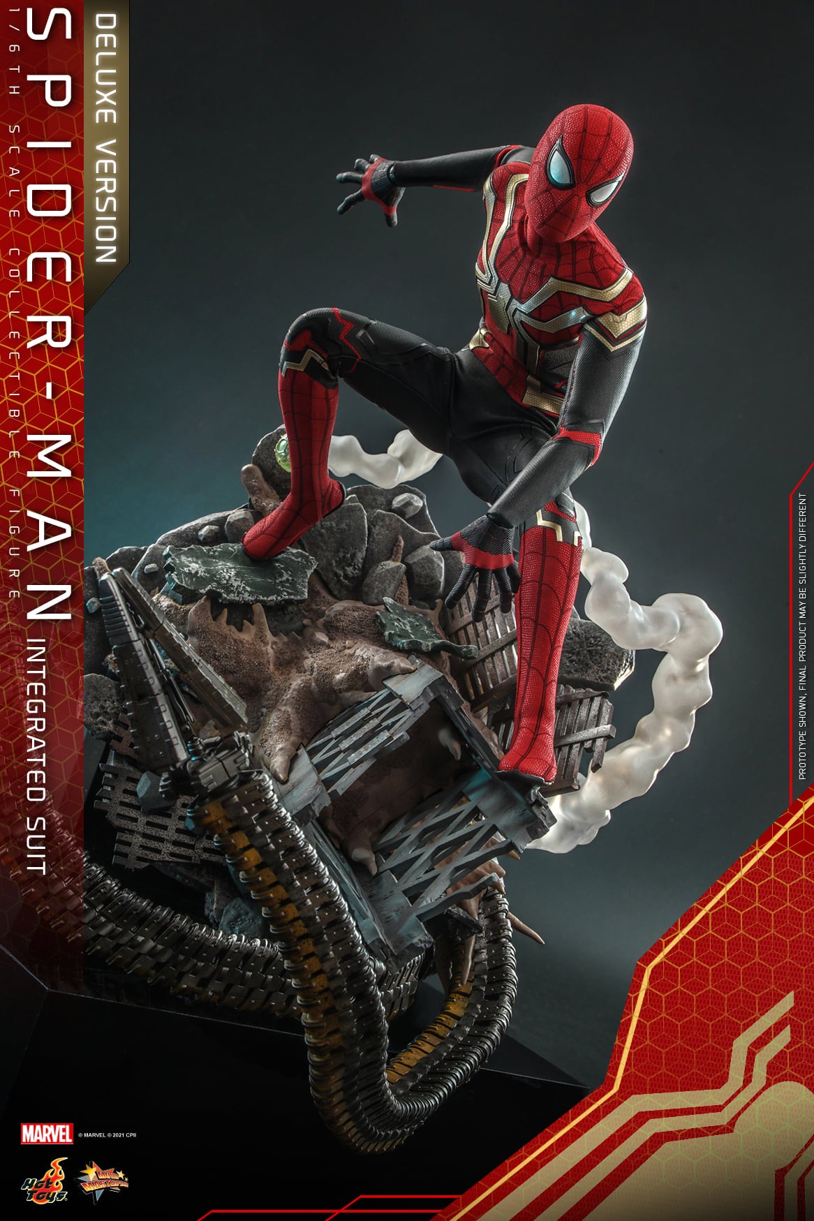 (PO) Movie Masterpiece Series MMS624 - Spider-Man: No Way Home - Spider-Man (Integrated Suit) Deluxe version