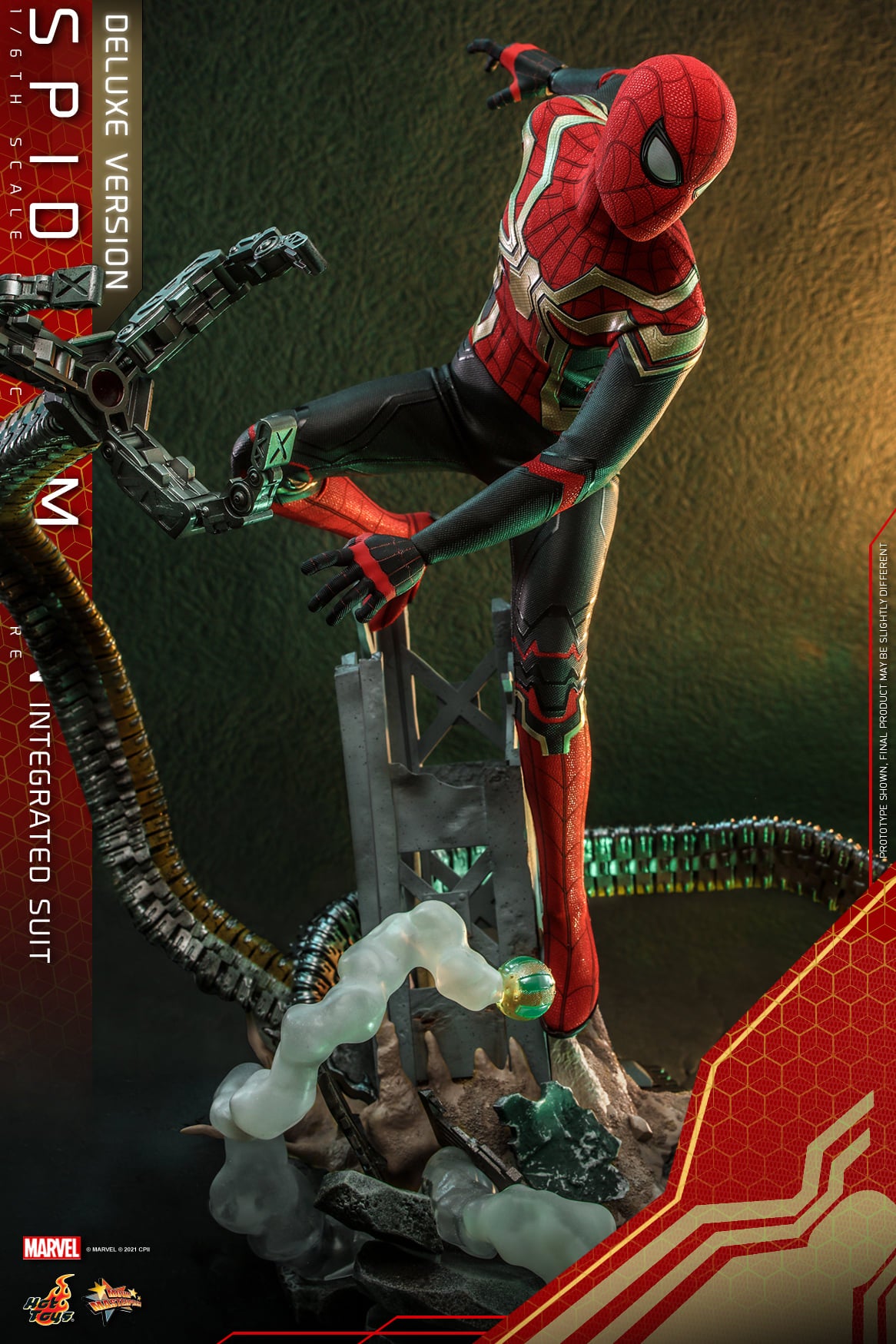(PO) Movie Masterpiece Series MMS624 - Spider-Man: No Way Home - Spider-Man (Integrated Suit) Deluxe version