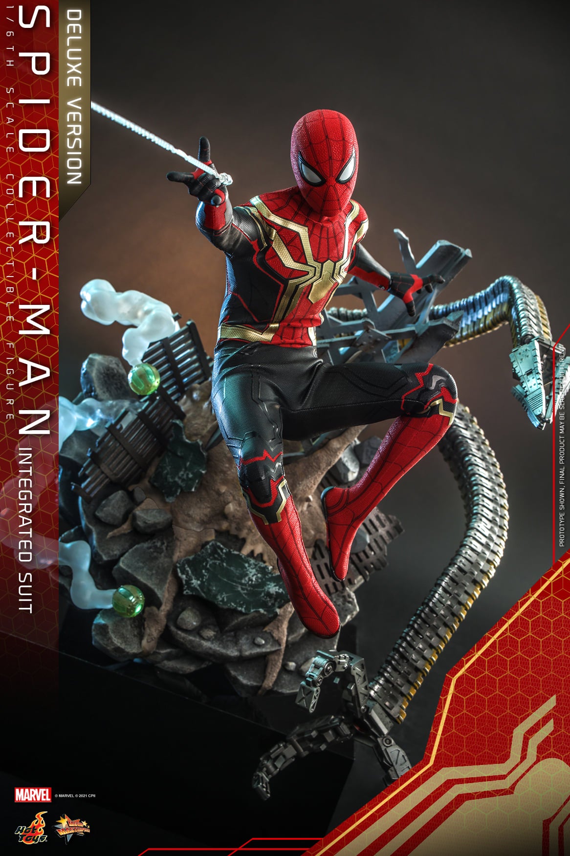 (PO) Movie Masterpiece Series MMS624 - Spider-Man: No Way Home - Spider-Man (Integrated Suit) Deluxe version