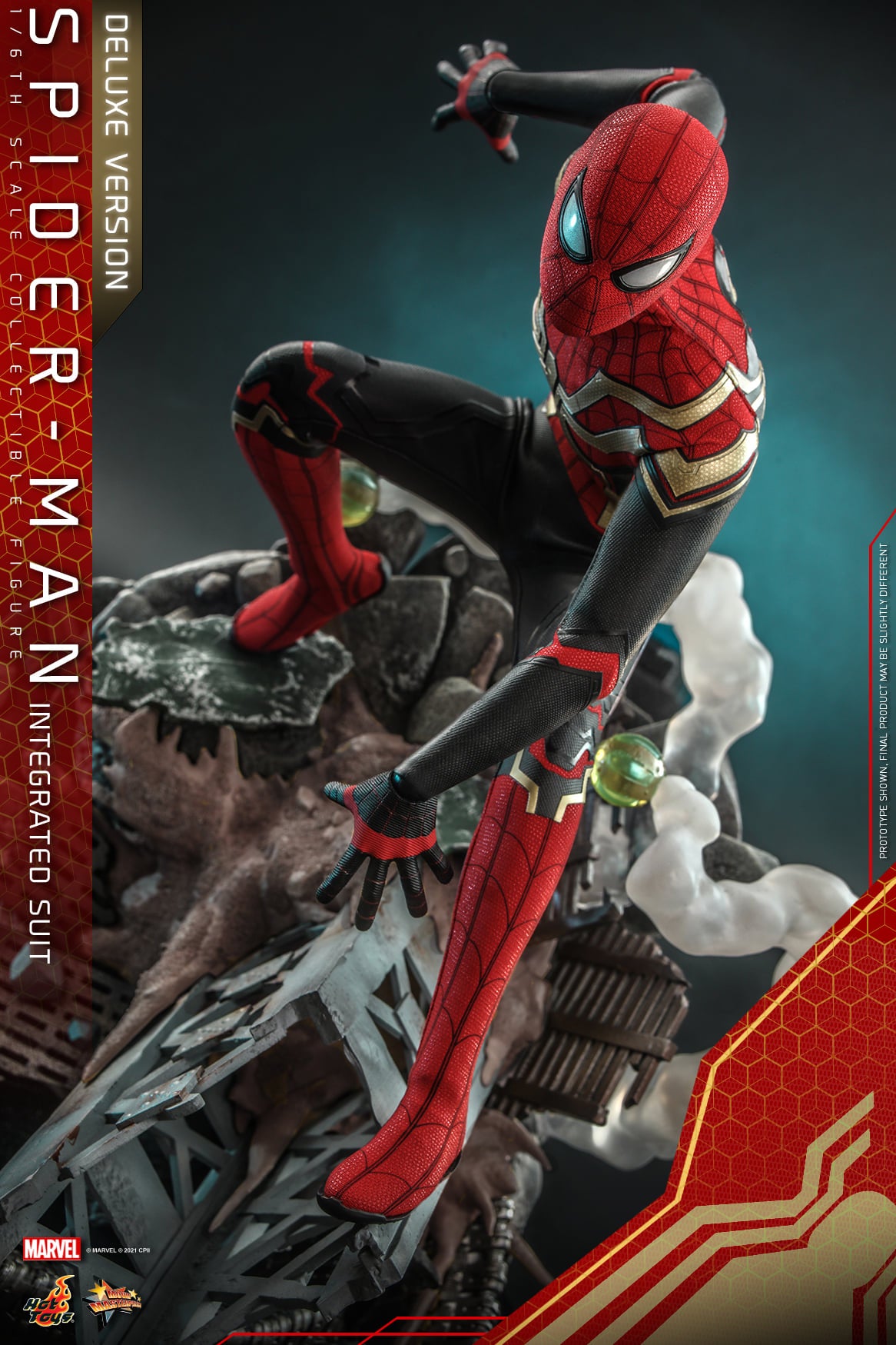 (PO) Movie Masterpiece Series MMS624 - Spider-Man: No Way Home - Spider-Man (Integrated Suit) Deluxe version