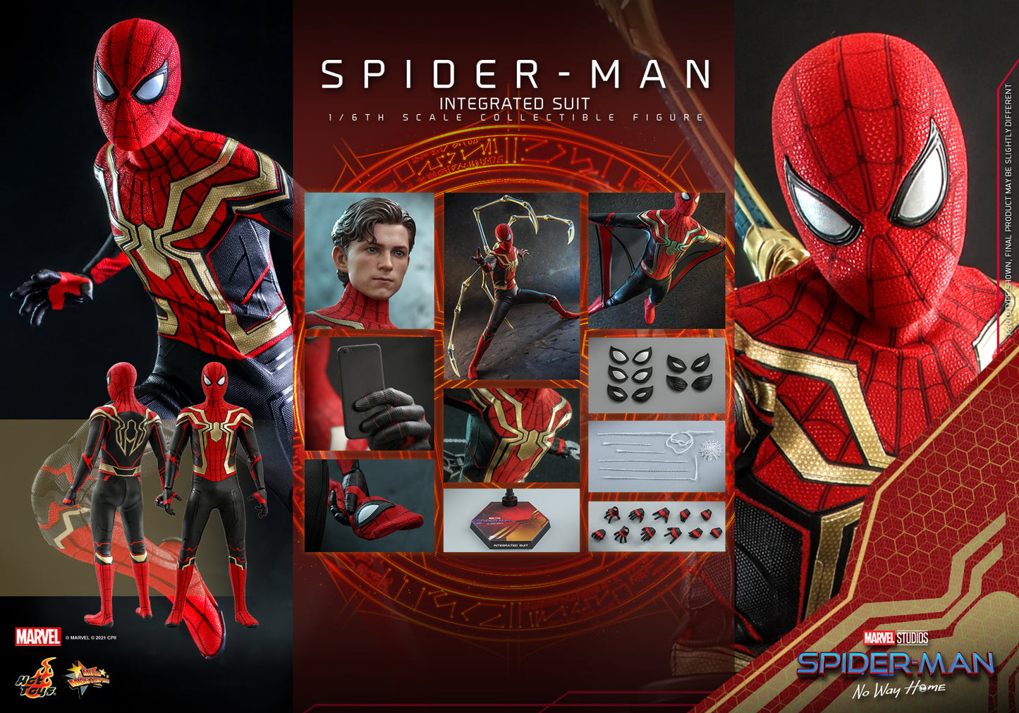 (PO) Movie Masterpiece Series MMS623 - Spider-Man: No Way Home - Spider-Man (Integrated Suit)