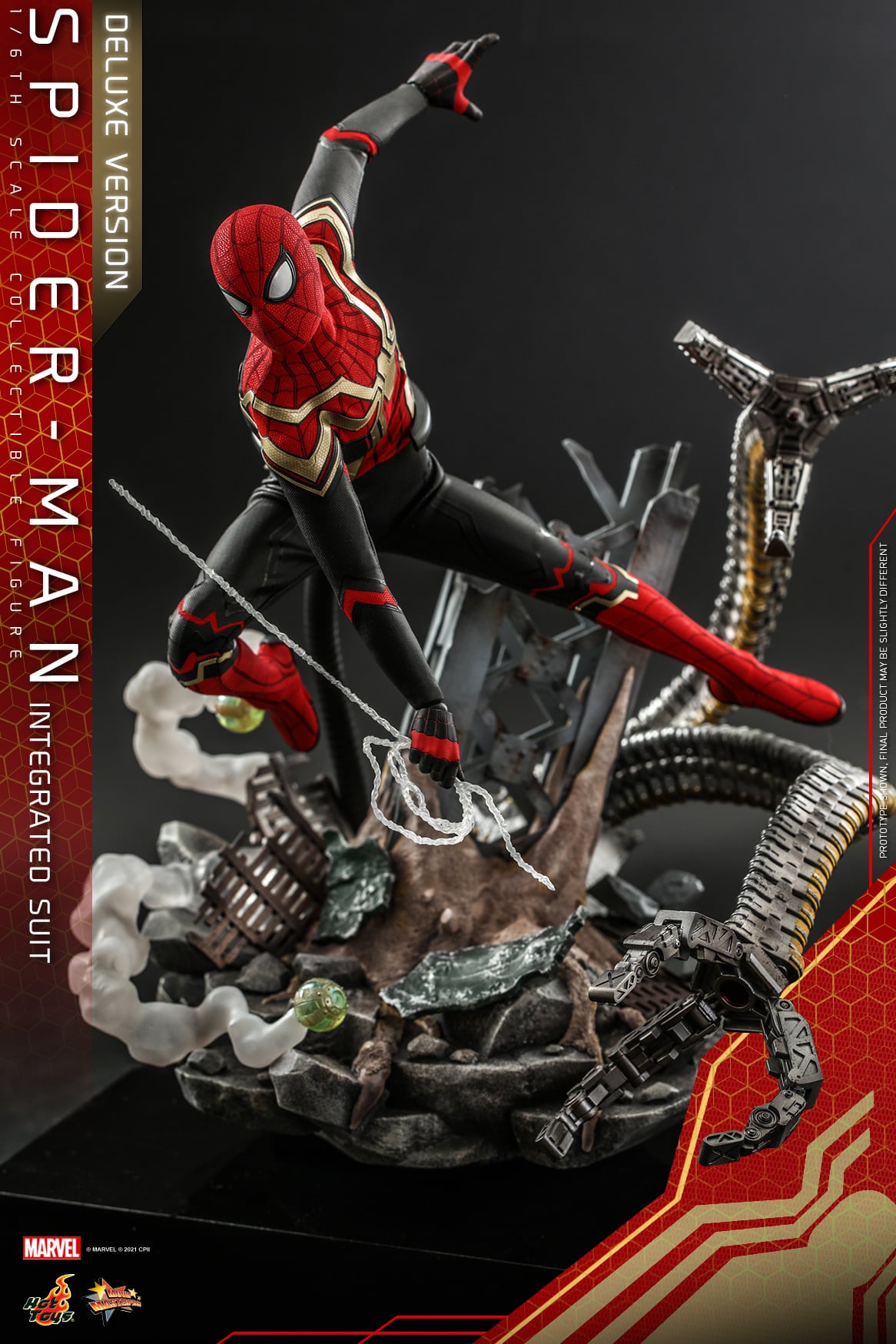 (PO) Movie Masterpiece Series MMS624 - Spider-Man: No Way Home - Spider-Man (Integrated Suit) Deluxe version