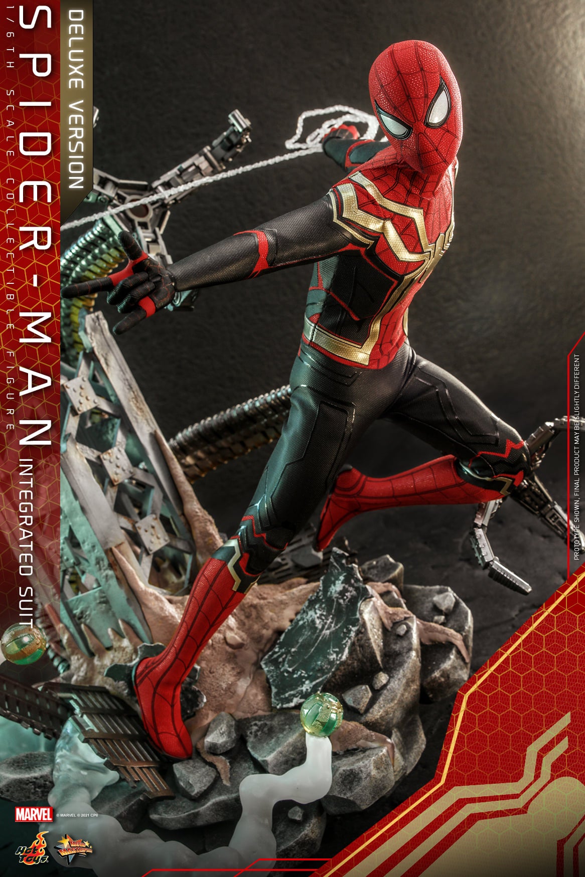(PO) Movie Masterpiece Series MMS624 - Spider-Man: No Way Home - Spider-Man (Integrated Suit) Deluxe version