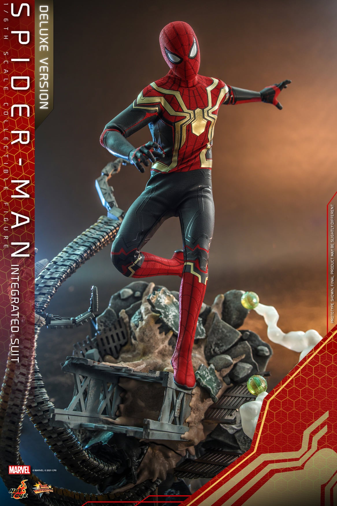 (PO) Movie Masterpiece Series MMS624 - Spider-Man: No Way Home - Spider-Man (Integrated Suit) Deluxe version