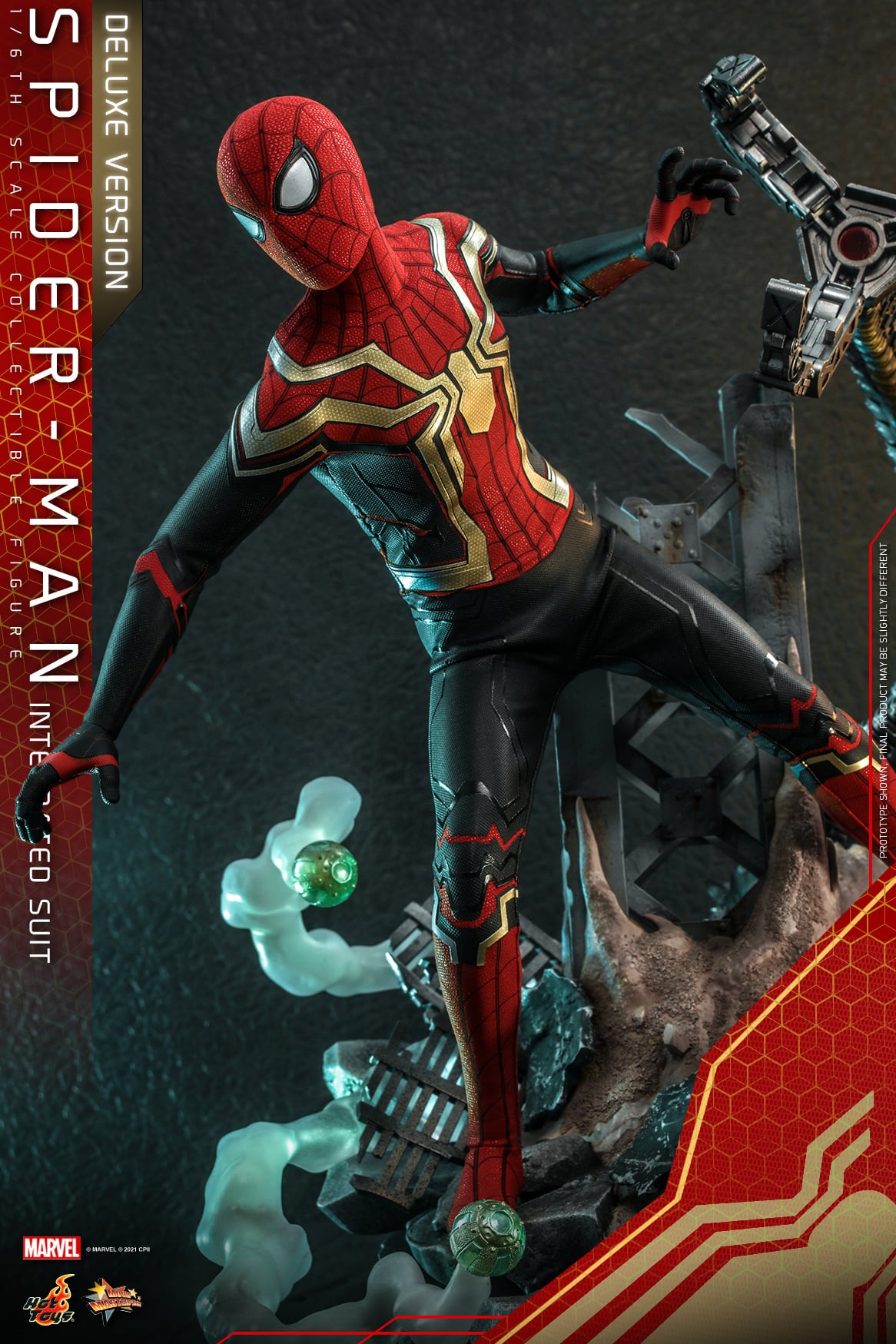 (PO) Movie Masterpiece Series MMS624 - Spider-Man: No Way Home - Spider-Man (Integrated Suit) Deluxe version