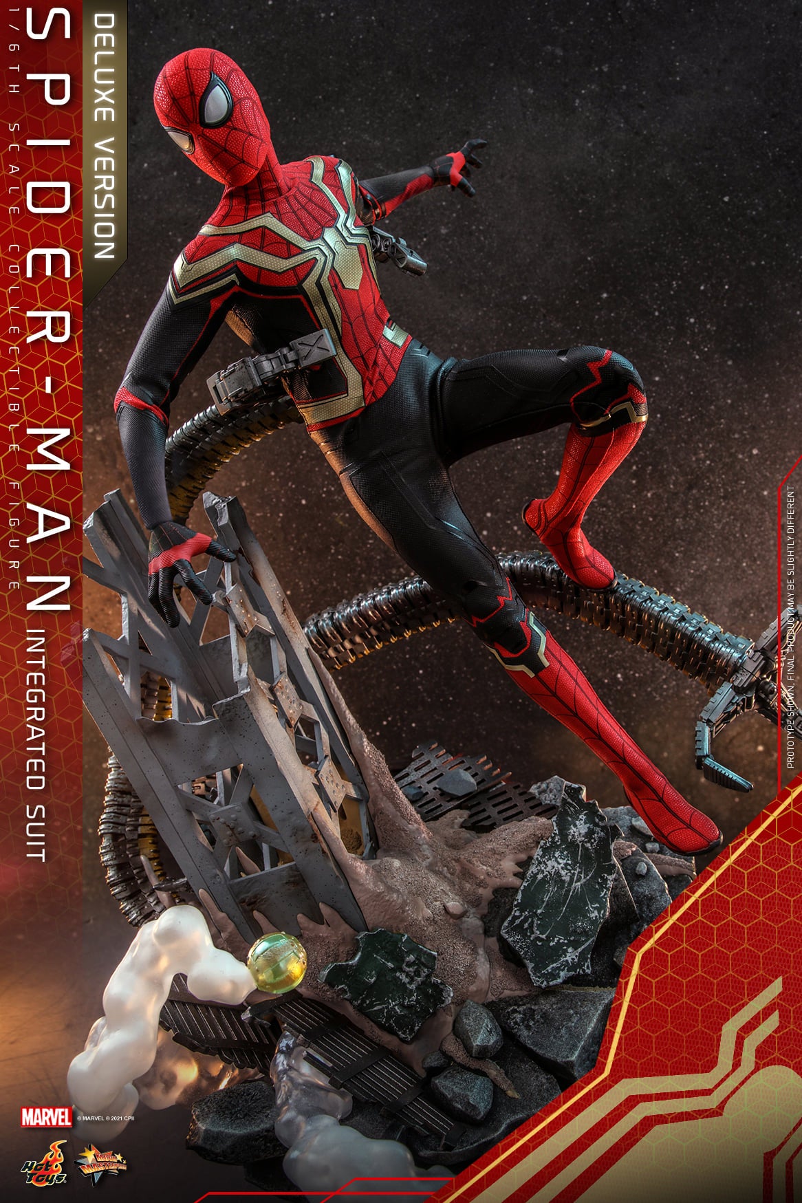 (PO) Movie Masterpiece Series MMS624 - Spider-Man: No Way Home - Spider-Man (Integrated Suit) Deluxe version
