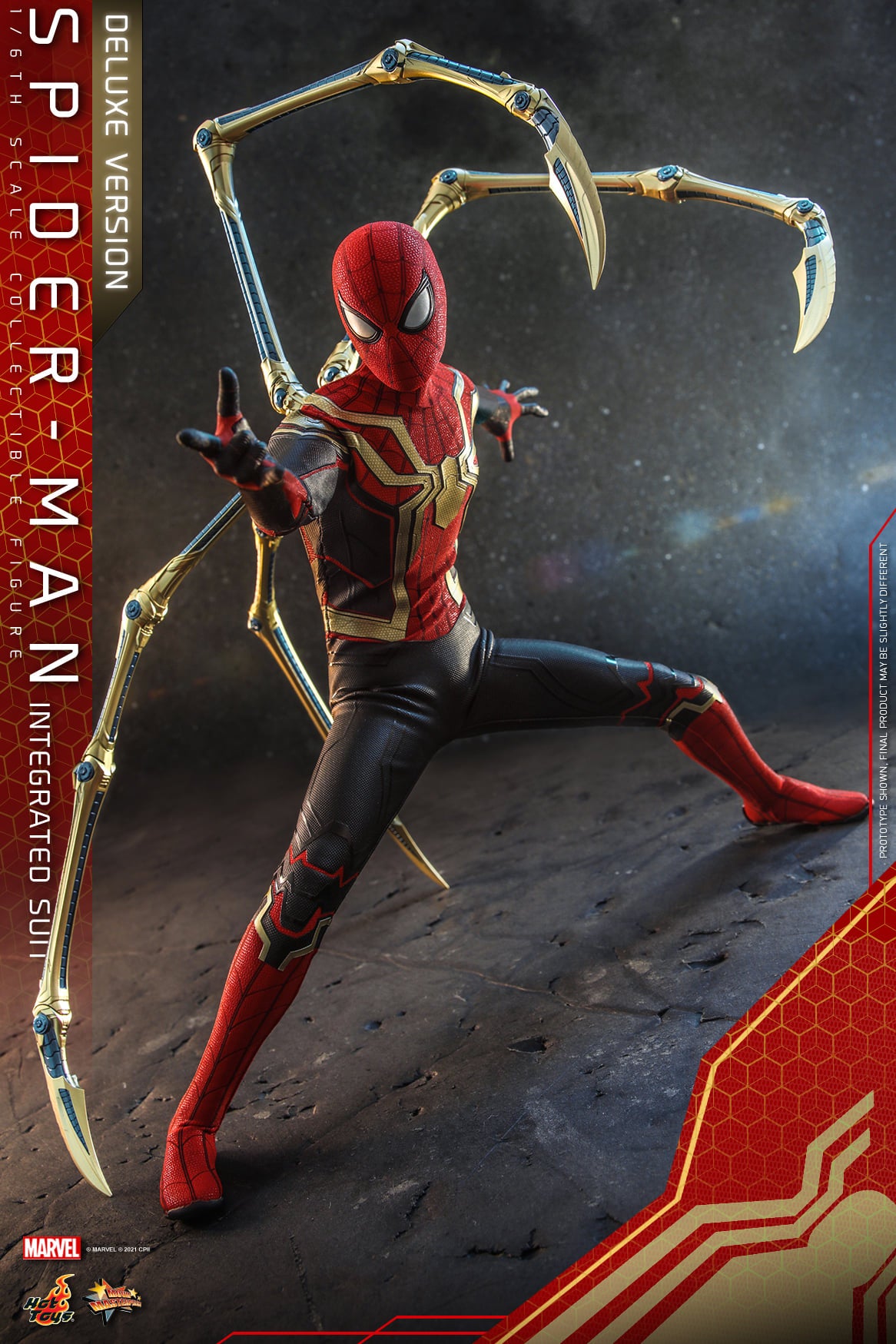 (PO) Movie Masterpiece Series MMS624 - Spider-Man: No Way Home - Spider-Man (Integrated Suit) Deluxe version
