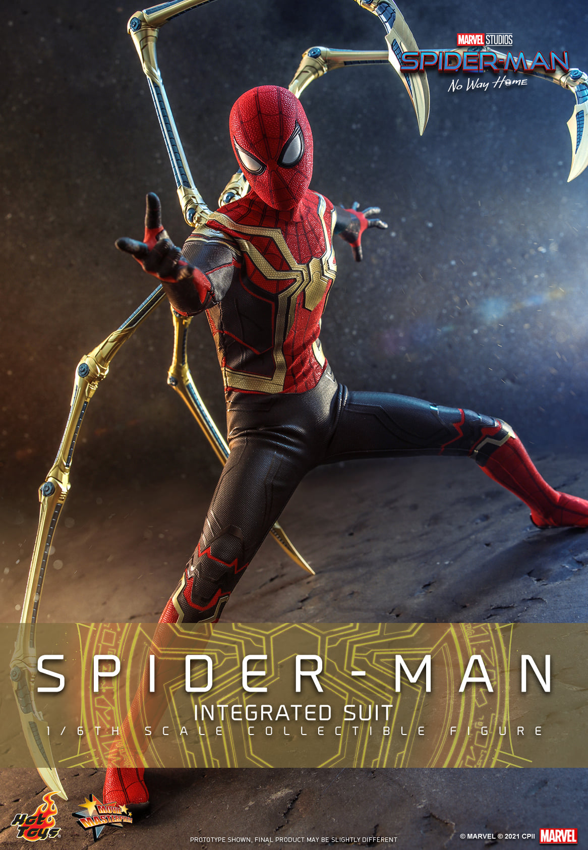 (PO) Movie Masterpiece Series MMS623 - Spider-Man: No Way Home - Spider-Man (Integrated Suit)