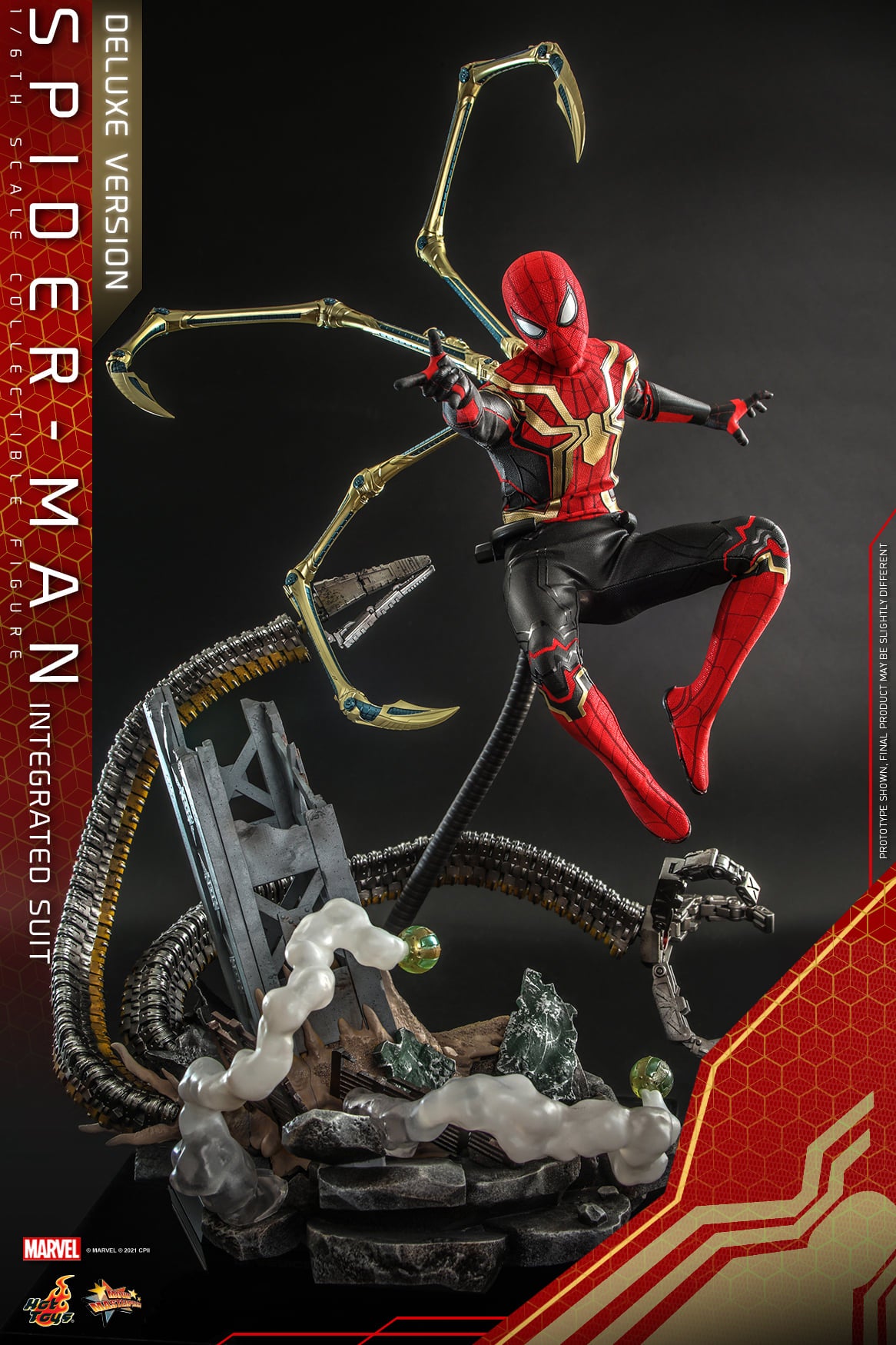 (PO) Movie Masterpiece Series MMS624 - Spider-Man: No Way Home - Spider-Man (Integrated Suit) Deluxe version