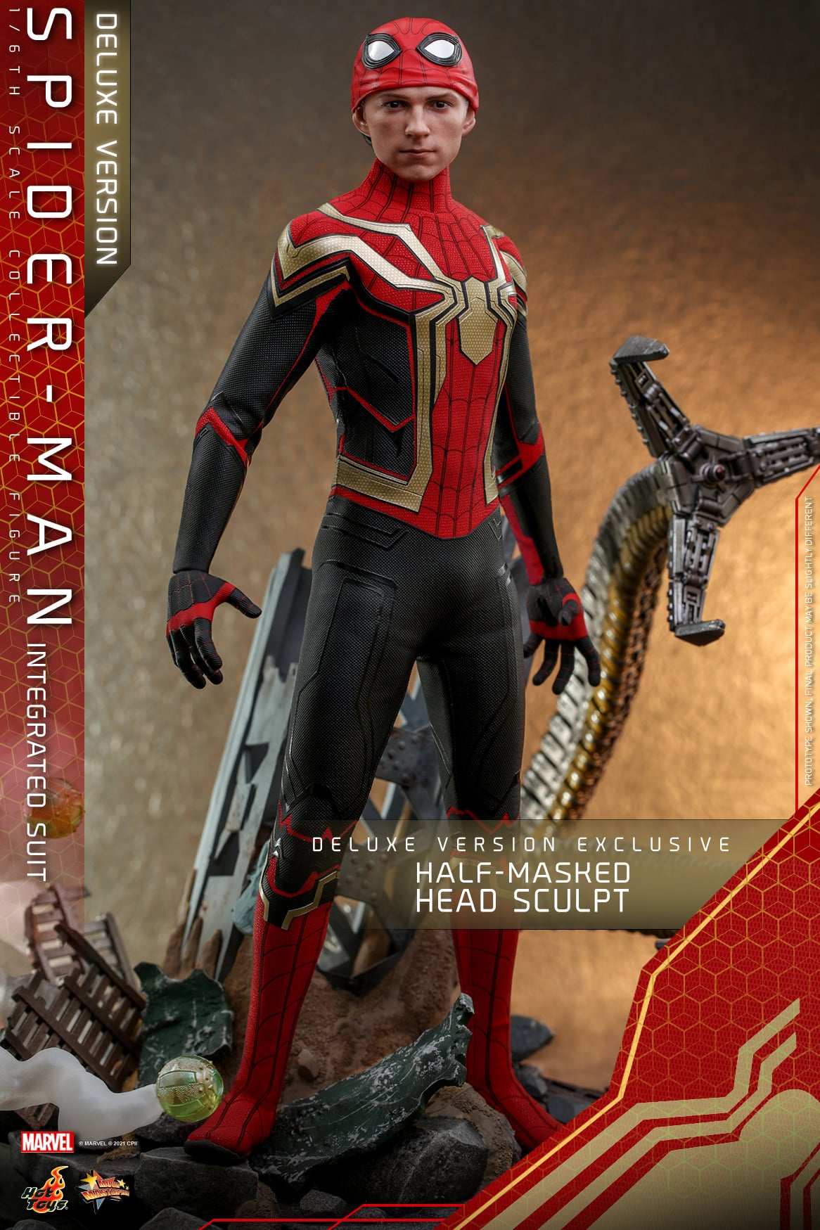 (PO) Movie Masterpiece Series MMS624 - Spider-Man: No Way Home - Spider-Man (Integrated Suit) Deluxe version