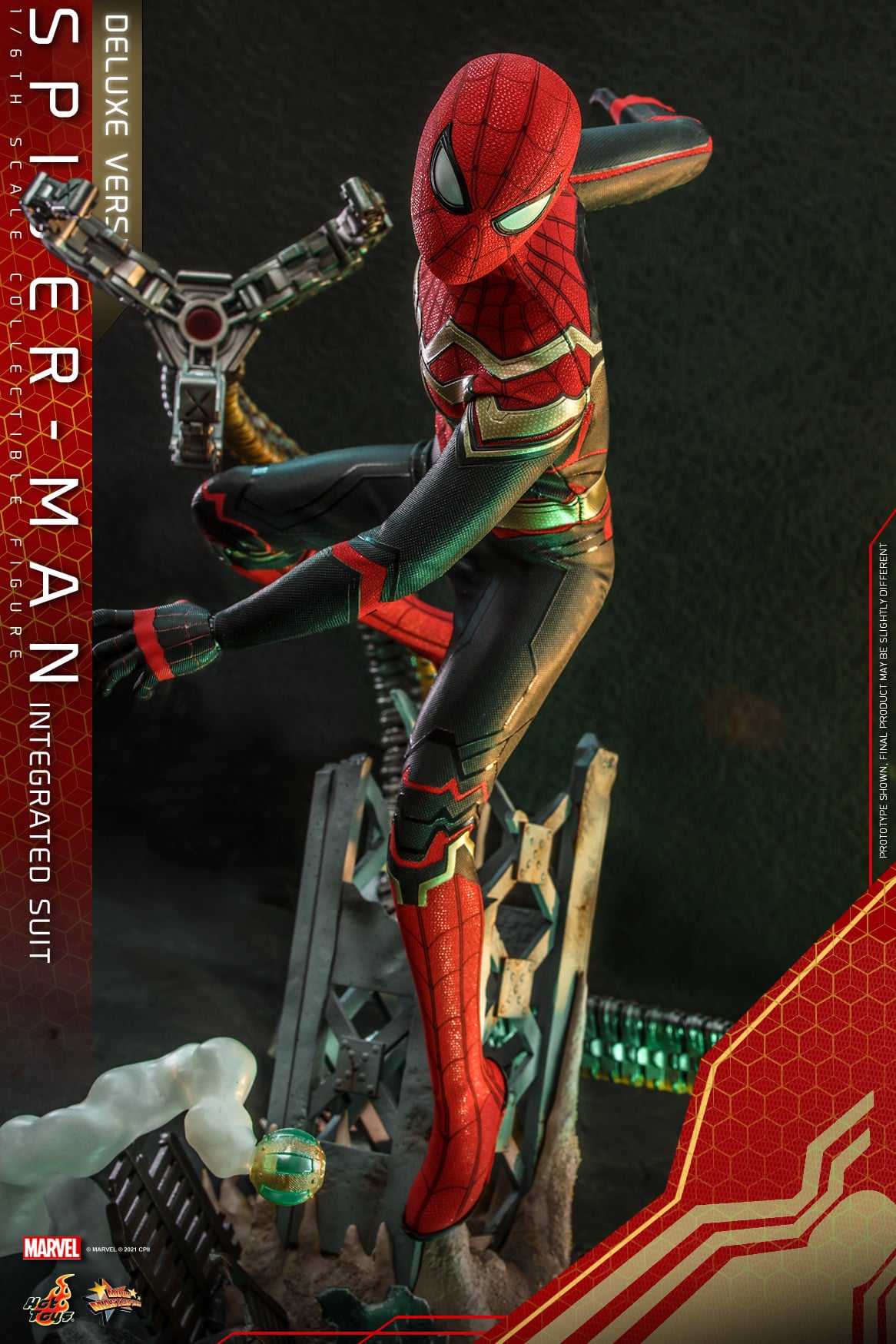 (PO) Movie Masterpiece Series MMS624 - Spider-Man: No Way Home - Spider-Man (Integrated Suit) Deluxe version