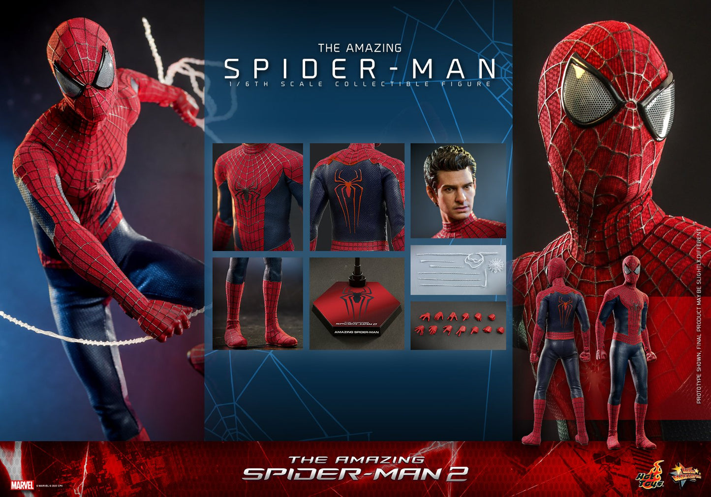 (PO) Movie Masterpiece Series MMS658 - The Amazing Spider-Man 2 - The Amazing Spider-Man + Accessories Collection Series ACS013 - Spider-Man: No Way Home - Lizard Diorama Base