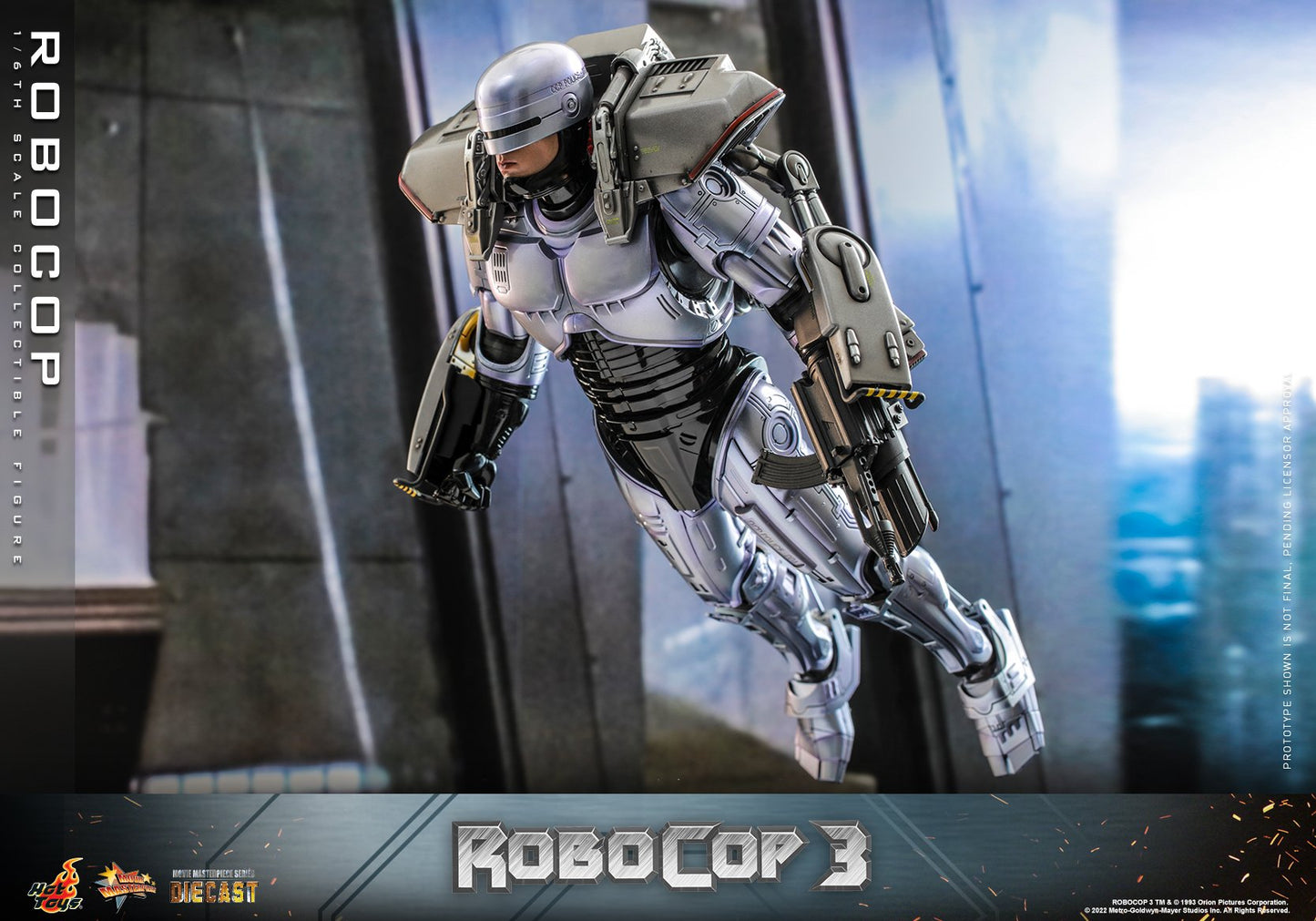 (PO) Movie Masterpiece Series Diecast MMS669D49 - Robocop 3 - Robocop