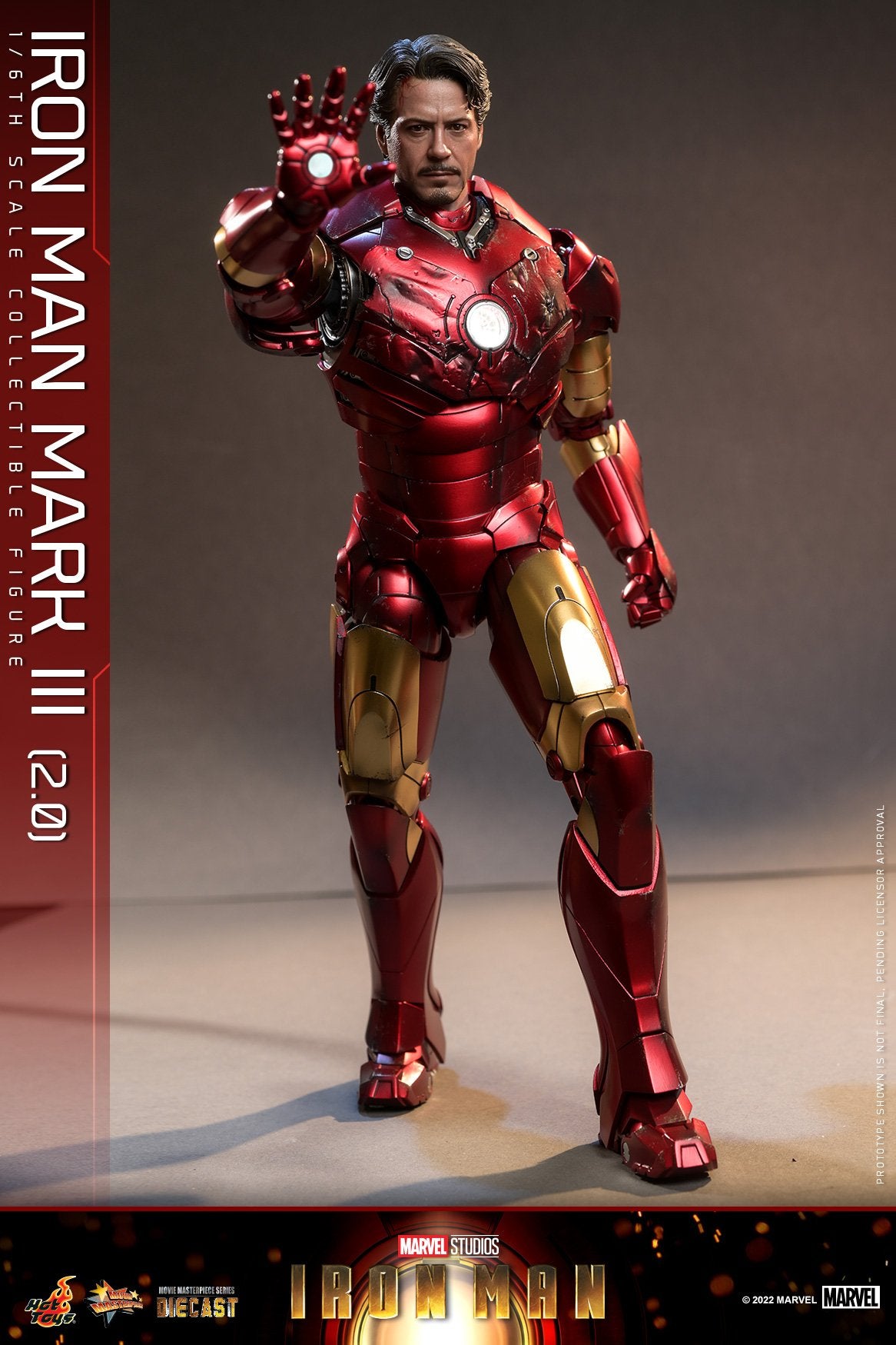 (PO) Movie Masterpiece Series Diecast MMS664D48 - Iron Man - Iron Man Mark III (2.0)