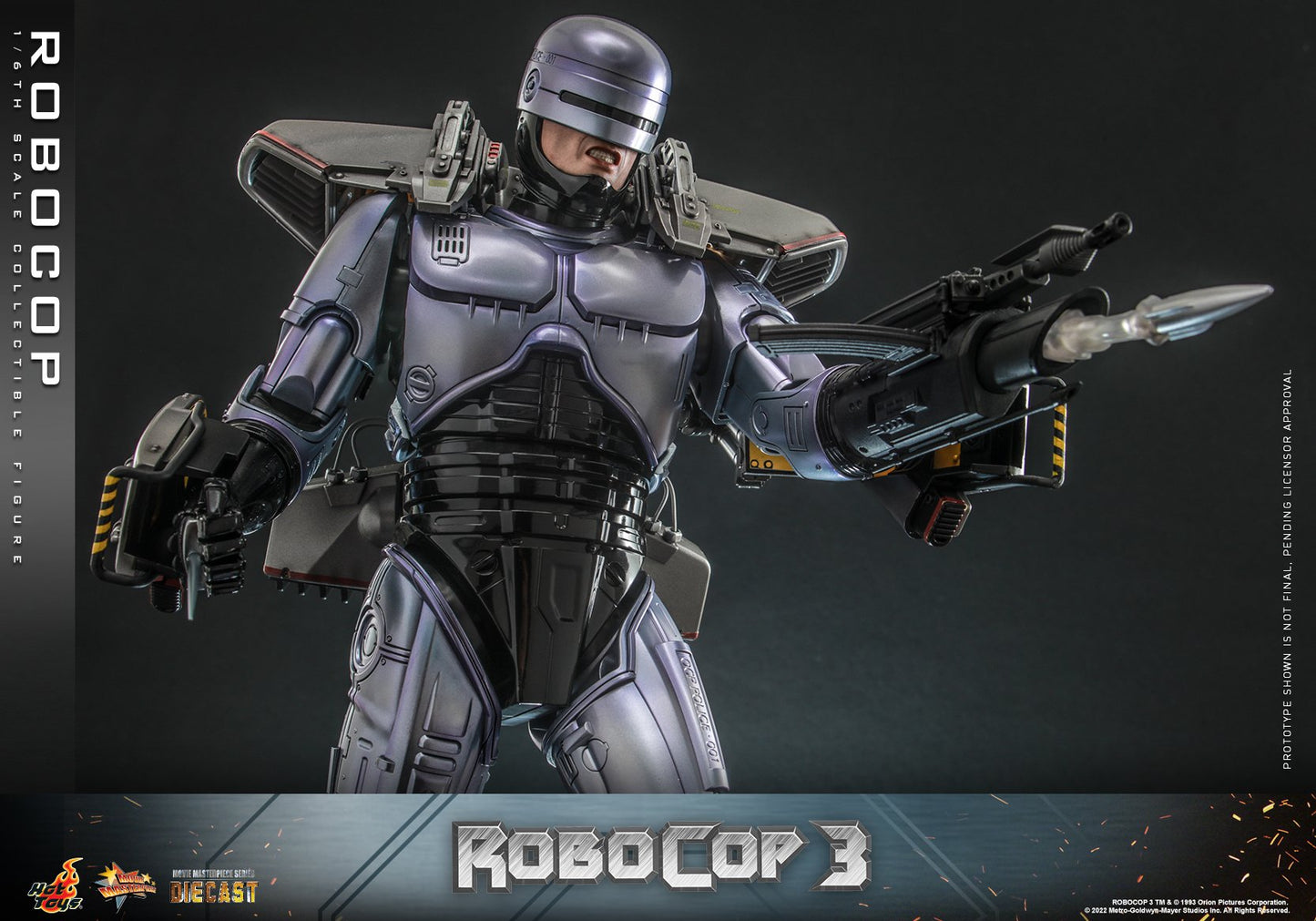 (PO) Movie Masterpiece Series Diecast MMS669D49 - Robocop 3 - Robocop