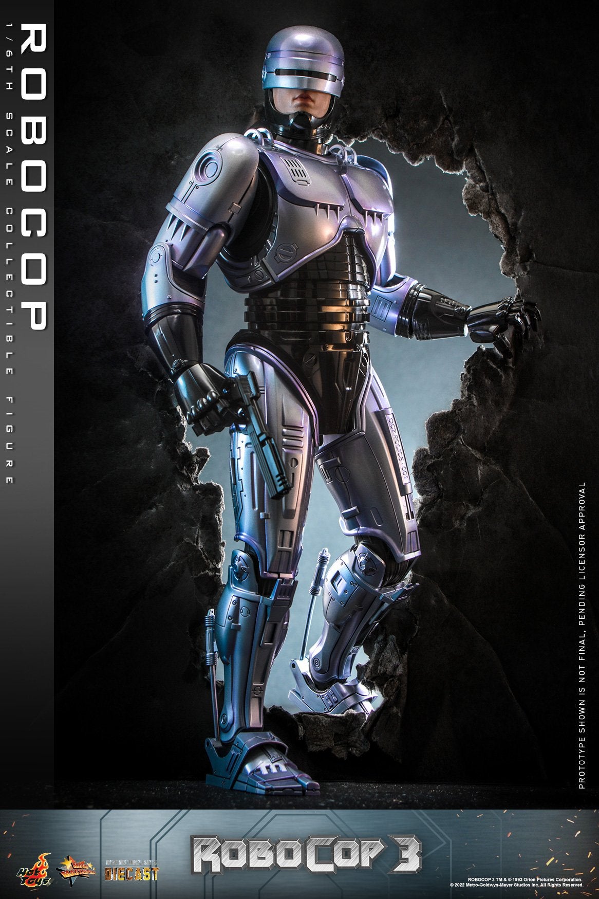(PO) Movie Masterpiece Series Diecast MMS669D49 - Robocop 3 - Robocop