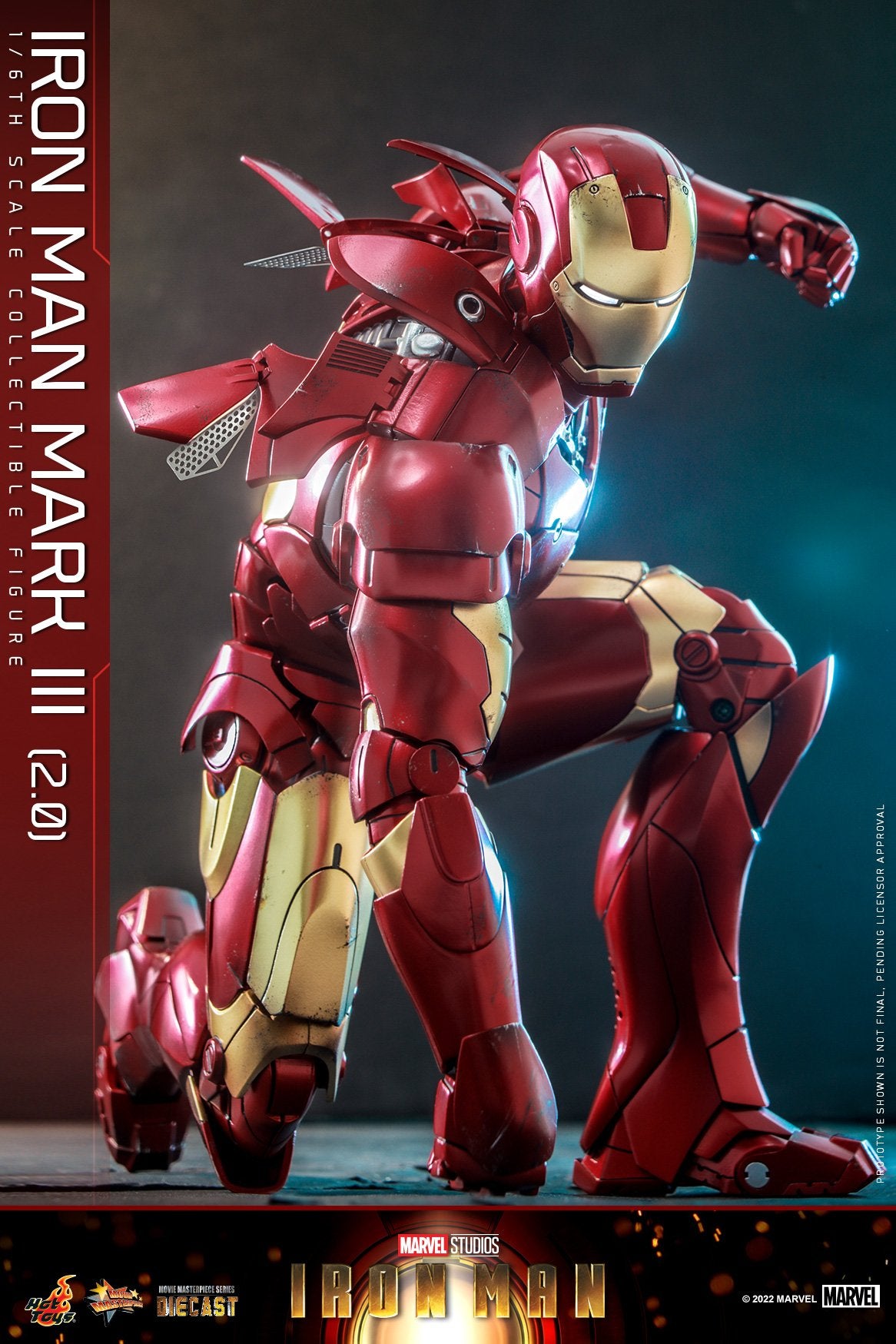 (PO) Movie Masterpiece Series Diecast MMS664D48 - Iron Man - Iron Man Mark III (2.0)