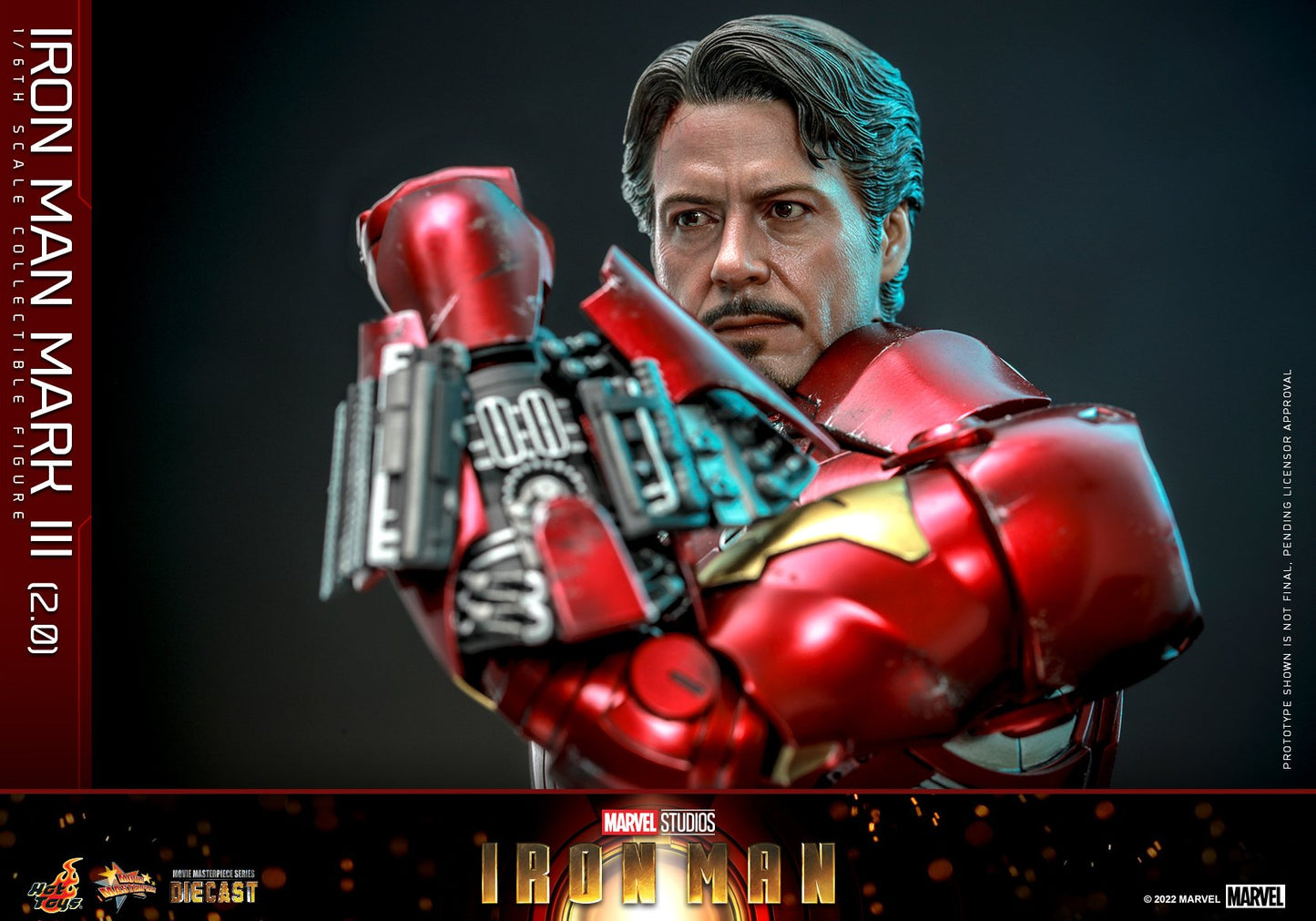 (PO) Movie Masterpiece Series Diecast MMS664D48 - Iron Man - Iron Man Mark III (2.0)