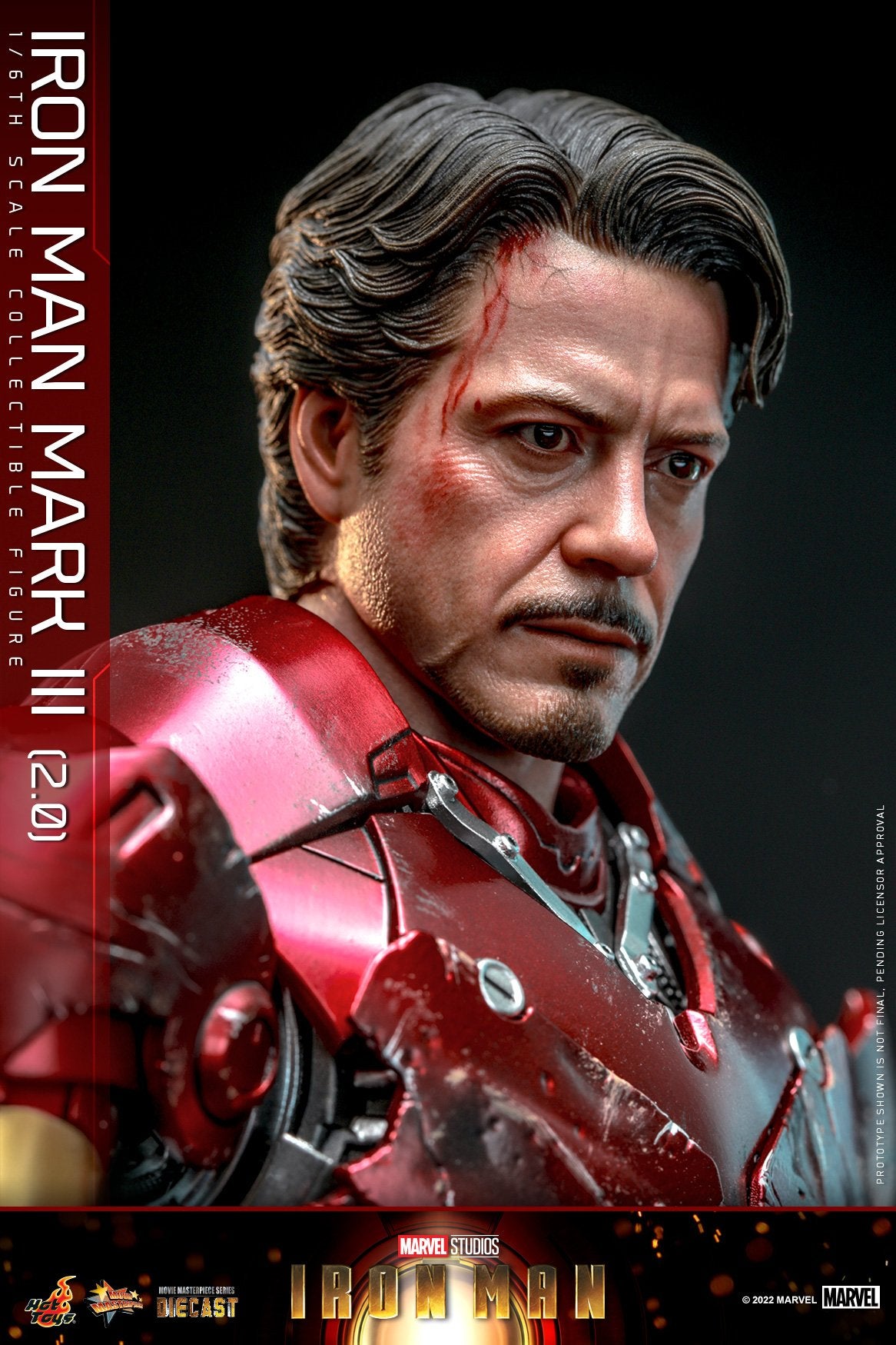 (PO) Movie Masterpiece Series Diecast MMS664D48 - Iron Man - Iron Man Mark III (2.0)