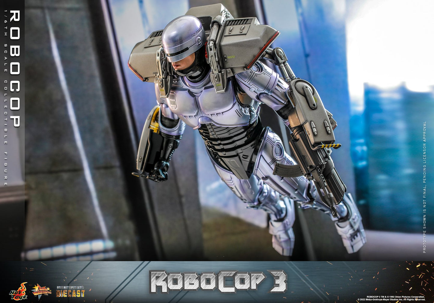 (PO) Movie Masterpiece Series Diecast MMS669D49 - Robocop 3 - Robocop