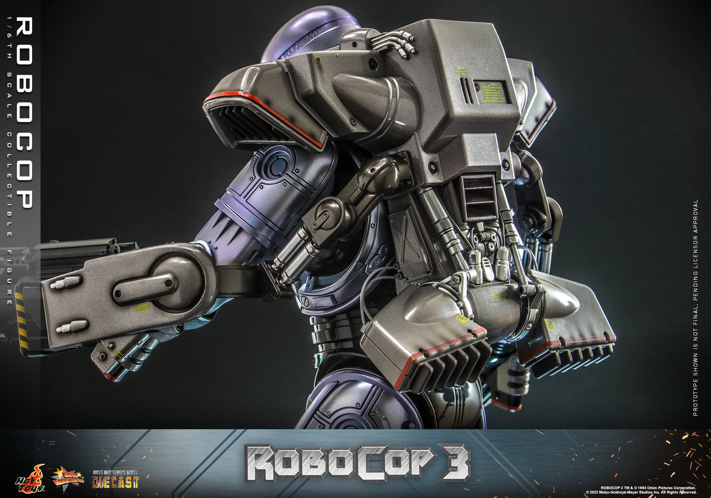 (PO) Movie Masterpiece Series Diecast MMS669D49 - Robocop 3 - Robocop