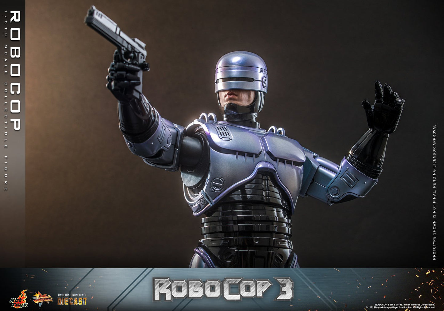 (PO) Movie Masterpiece Series Diecast MMS669D49 - Robocop 3 - Robocop