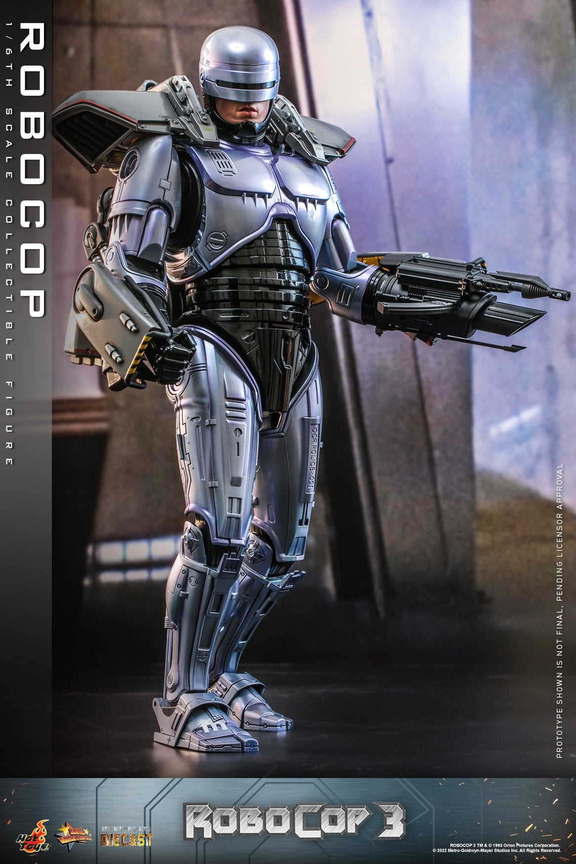 (PO) Movie Masterpiece Series Diecast MMS669D49 - Robocop 3 - Robocop