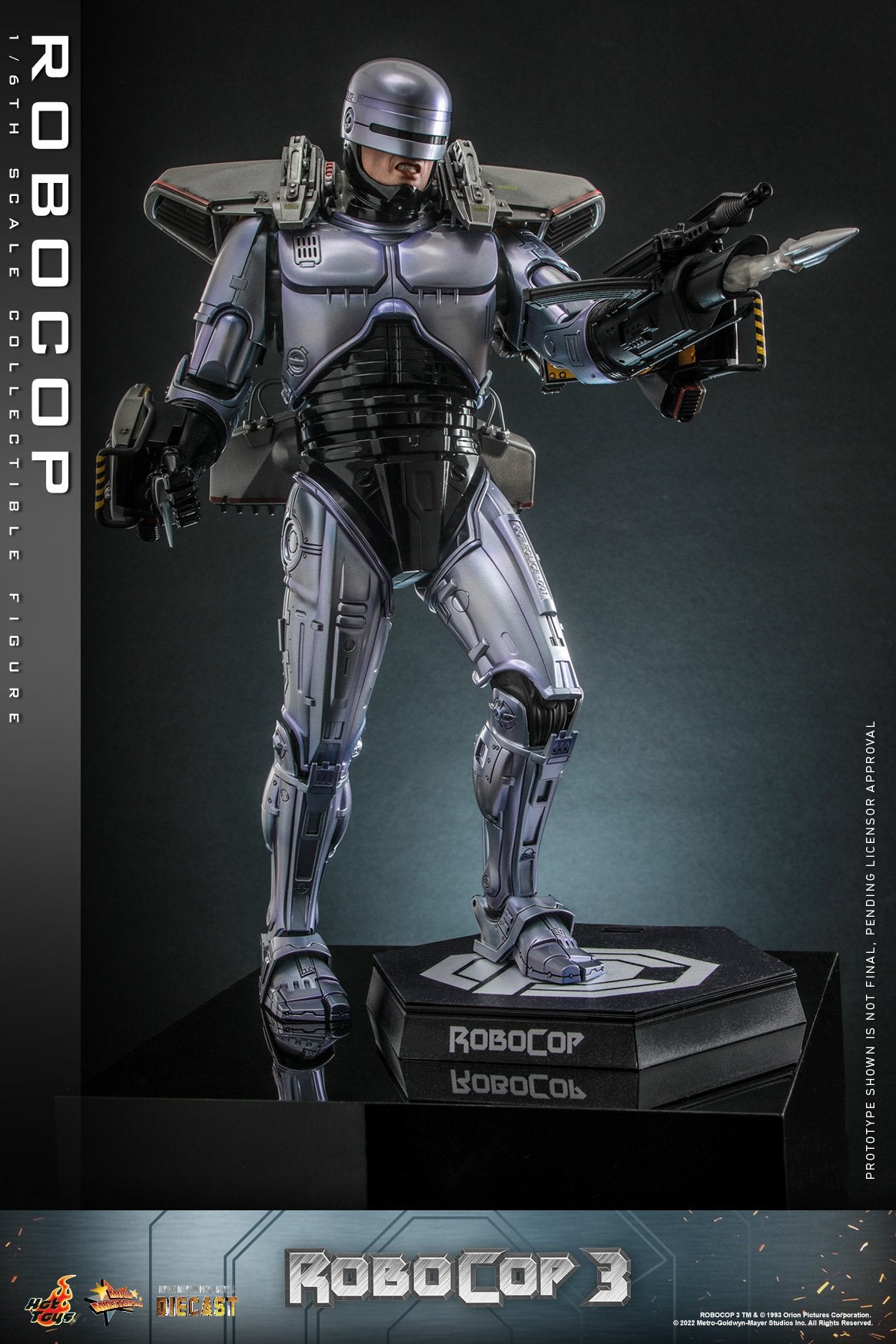 (PO) Movie Masterpiece Series Diecast MMS669D49 - Robocop 3 - Robocop