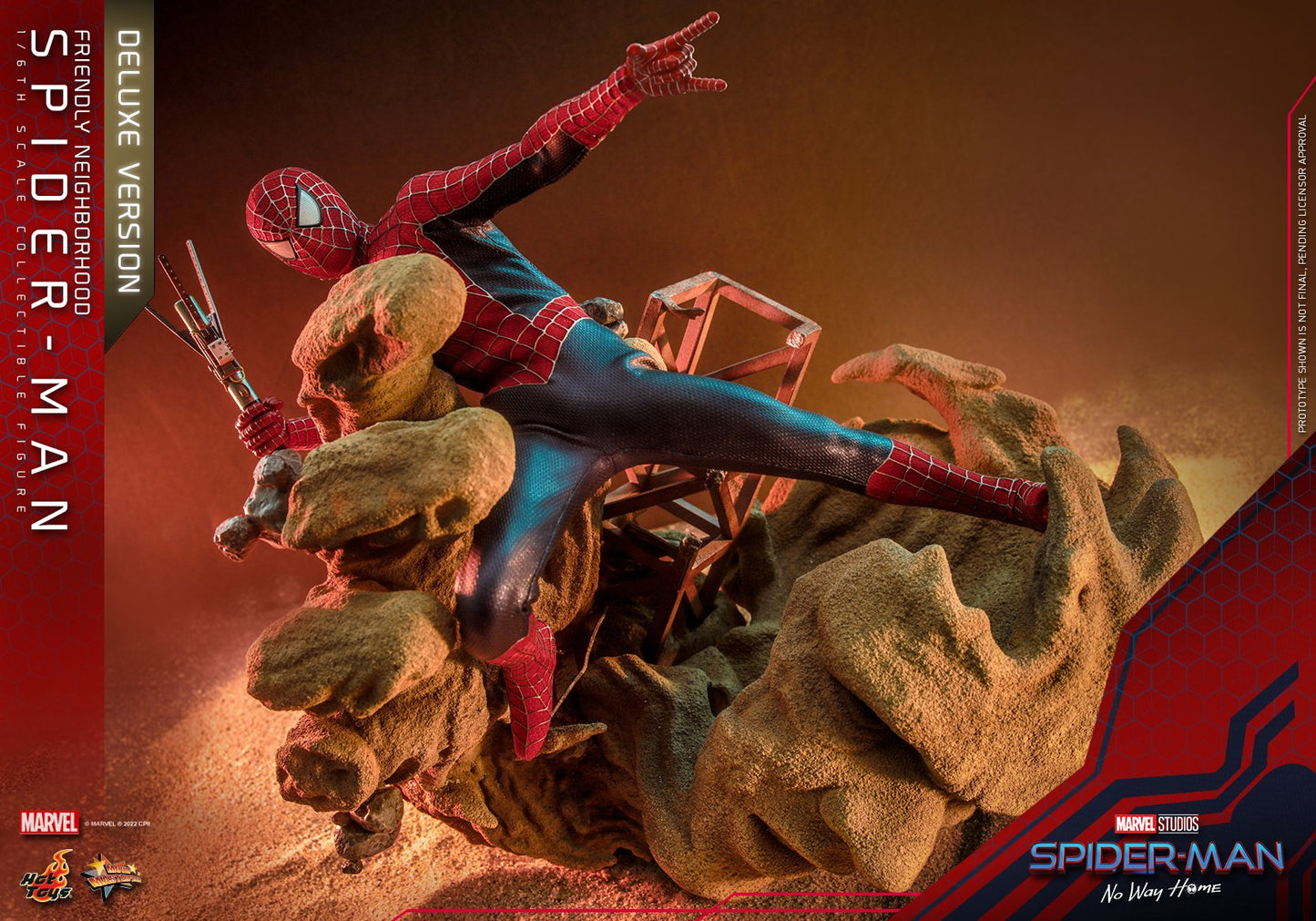 (PO) Movie Masterpiece Series MMS662 - Spider-Man: No Way Home - Friendly Neighborhood Spider-Man (Deluxe Version)