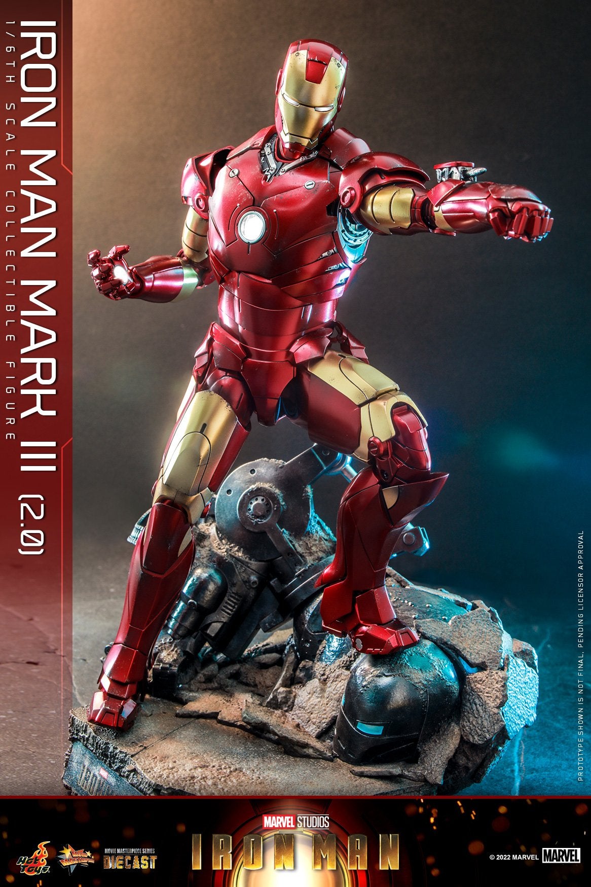 (PO) Movie Masterpiece Series Diecast MMS664D48 - Iron Man - Iron Man Mark III (2.0)