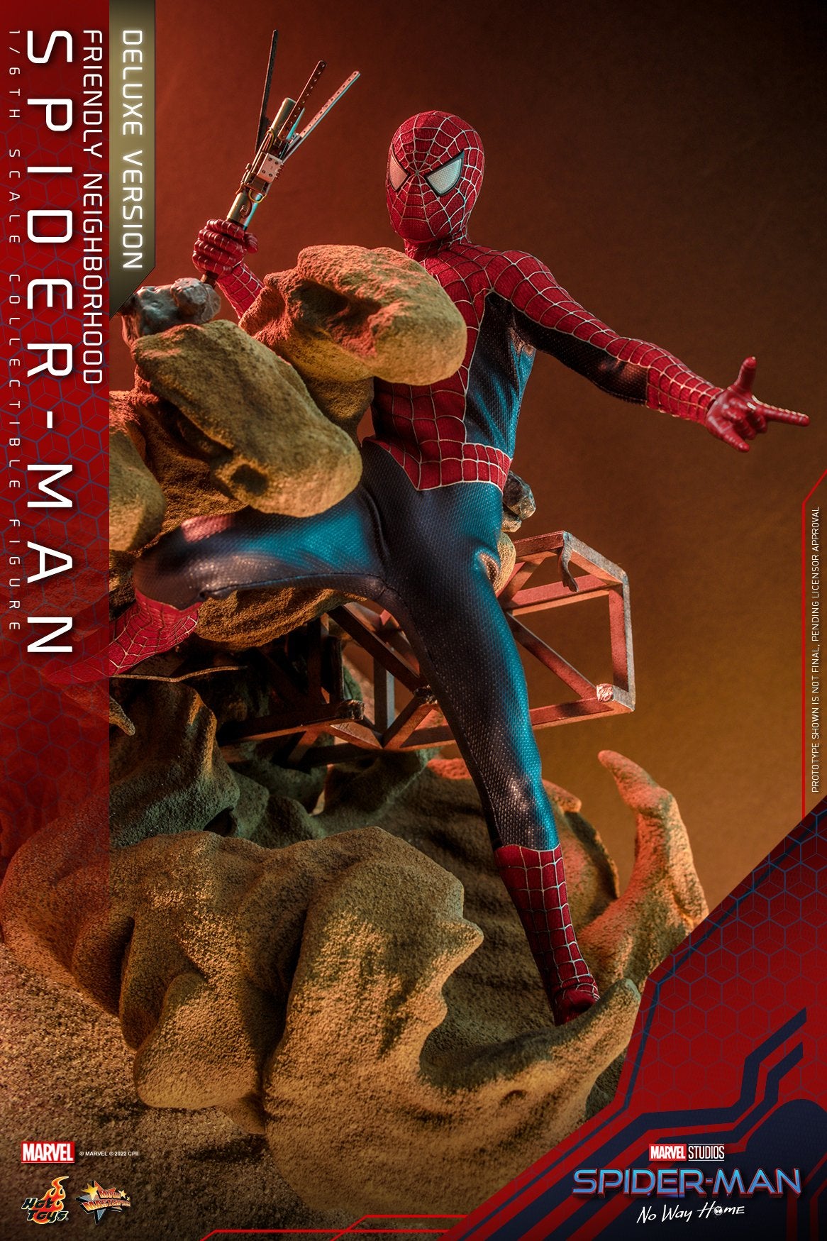 (PO) Movie Masterpiece Series MMS662 - Spider-Man: No Way Home - Friendly Neighborhood Spider-Man (Deluxe Version)