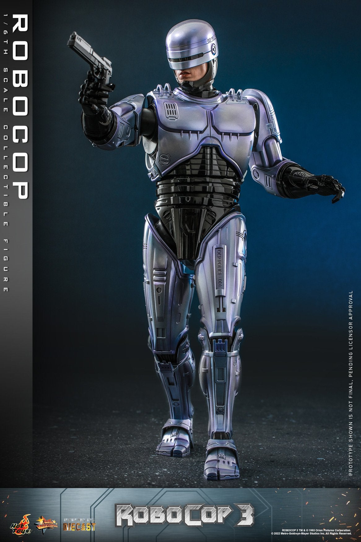 (PO) Movie Masterpiece Series Diecast MMS669D49 - Robocop 3 - Robocop