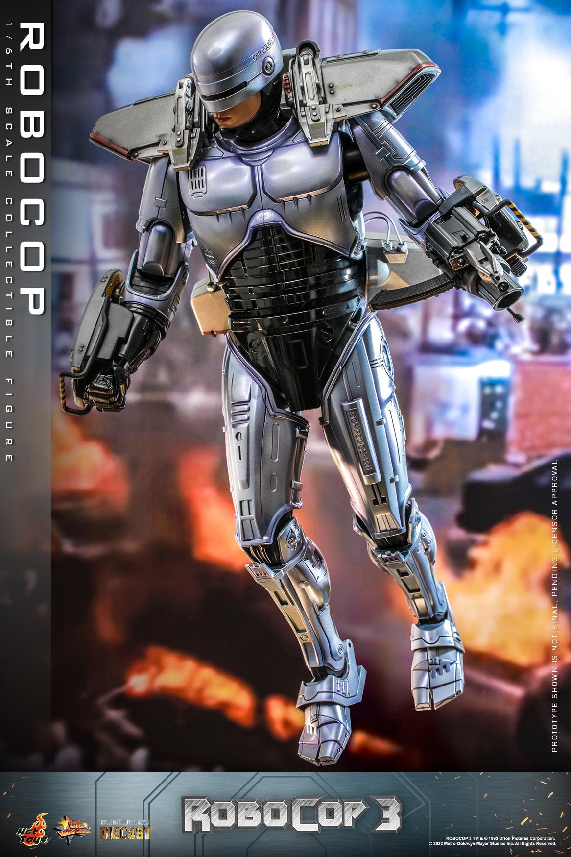 (PO) Movie Masterpiece Series Diecast MMS669D49 - Robocop 3 - Robocop